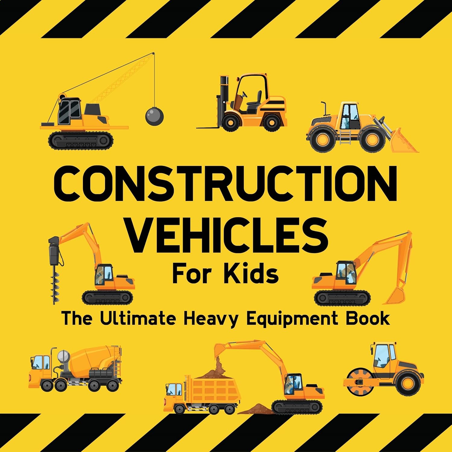 ler totalmente Construction Vehicles For Kids The Ultimate Heavy Equipment Book: 50 Building Site Diggers, Trucks, Tractors, Dump Trucks, Cranes, Excavators, Bulldozers... for boys (Toddlers) (English Edition)
