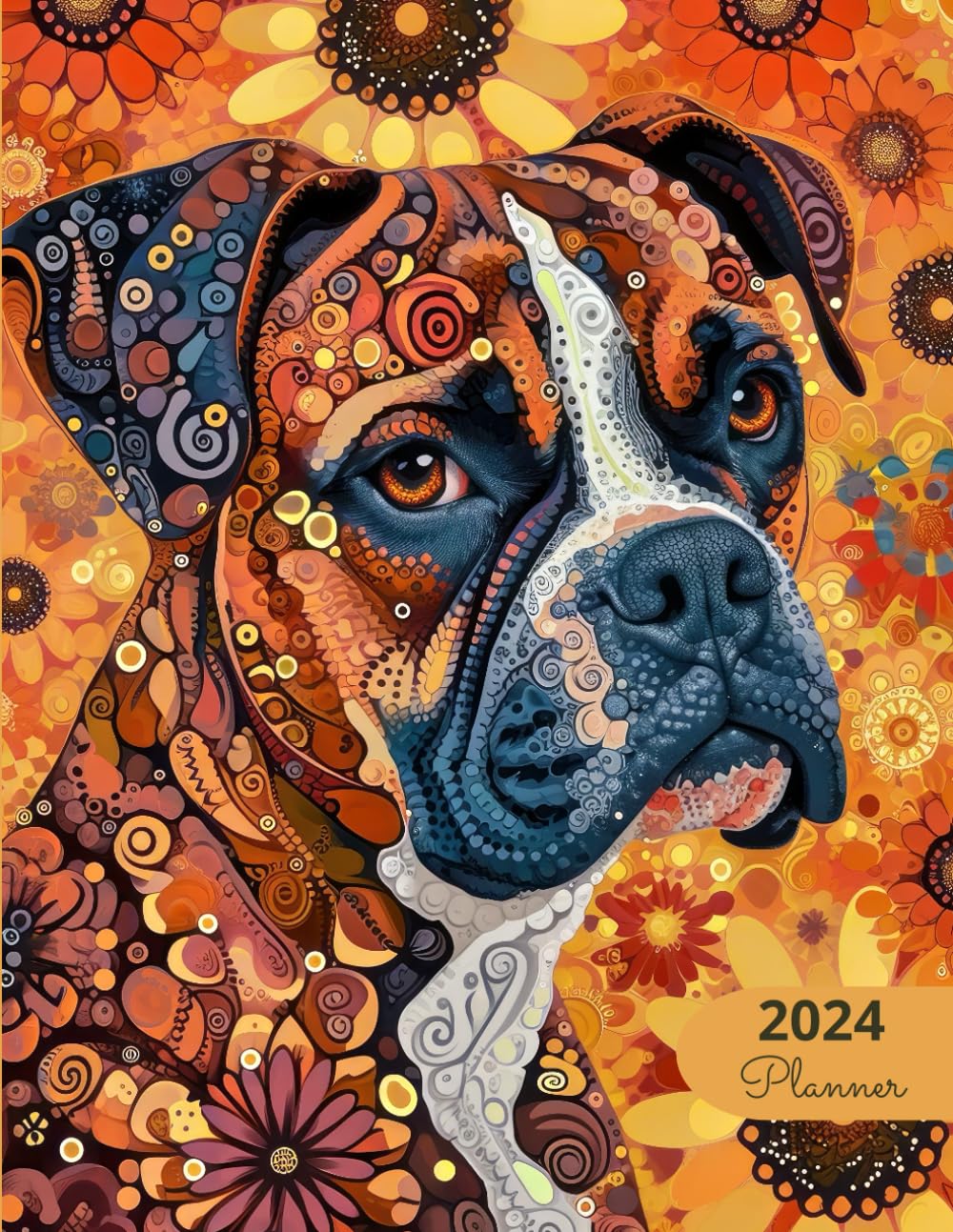 ler totalmente 2024 Planner: Boxer: Stylish Weekly and Monthly Organization
