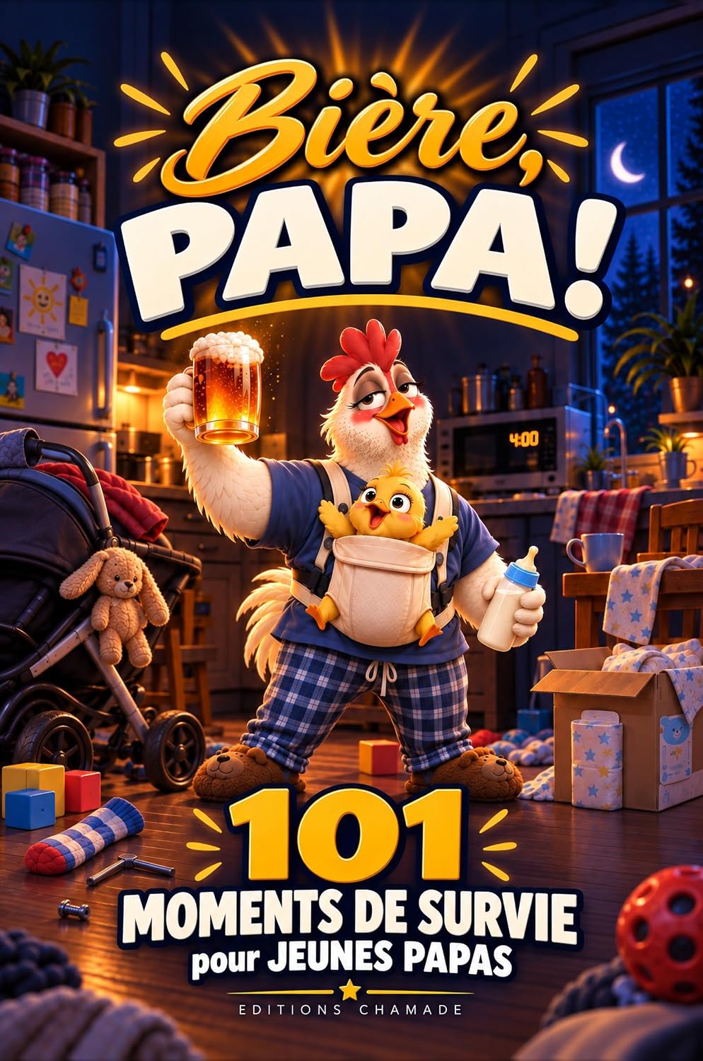 BIÈRE, PAPA ! 101 moments de survie pour jeunes papas: Idée cadeau drôle et original à offrir pour une naissance, à un futur papa ou pour la fête des pères (French Edition) baixar livro de graça