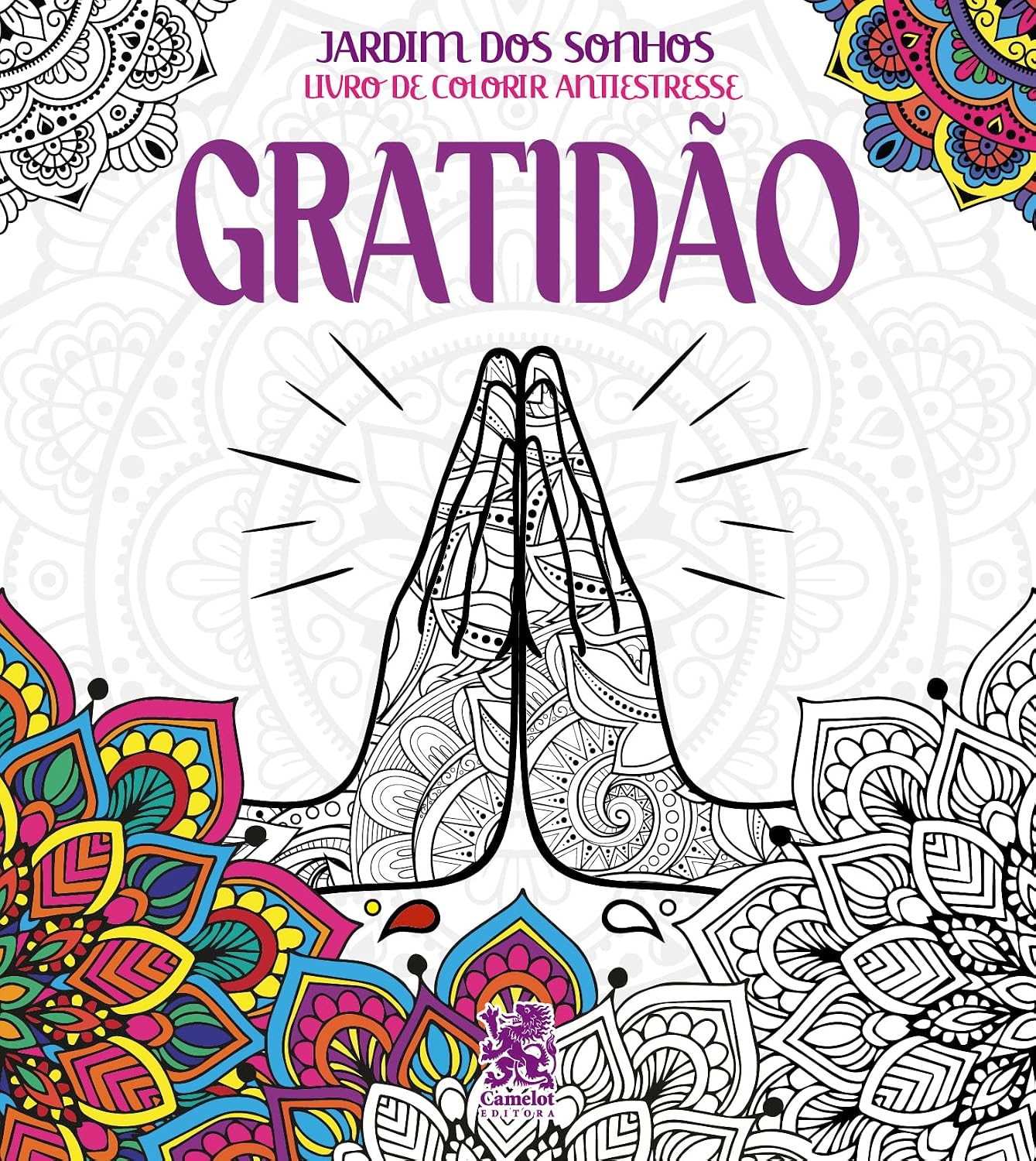 Jardim dos Sonhos - Gratidão - Livro de Colorir Adulto