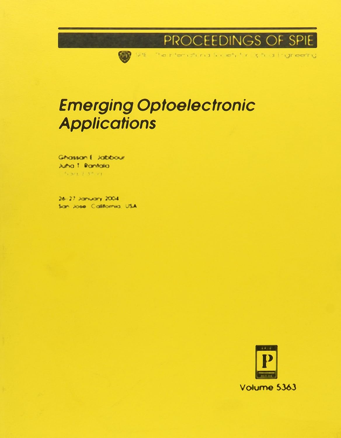 ler totalmente Emerging Optoelectronic Applications: 5363