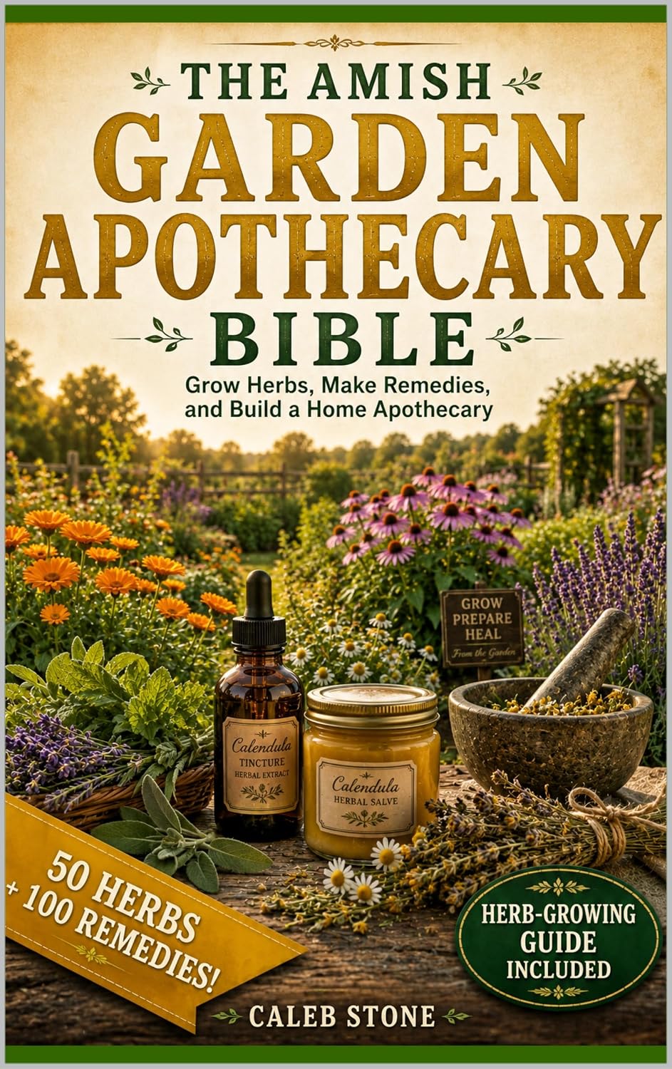 The Amish Garden Apothecary Bible: Grow, Harvest, and Prepare Your Own Medicinal Herbs — 50 Healing Plants and 100+ Traditional Amish Remedies from Seed to Salve (English Edition) baixar livro de graça