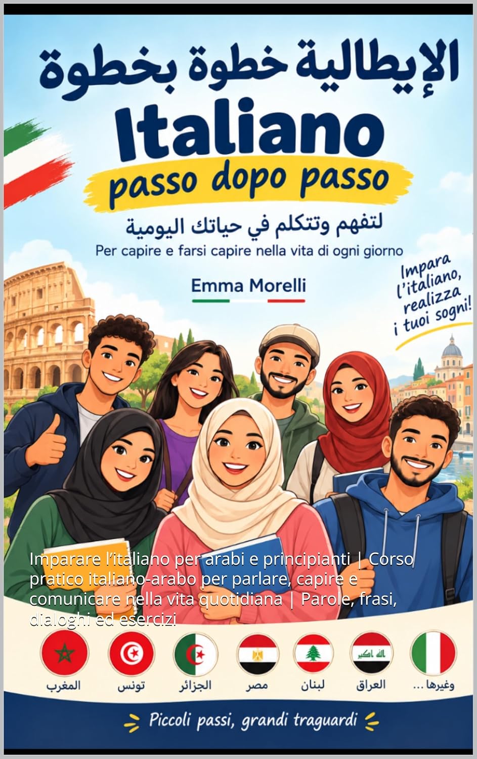 Italiano passo dopo passo: Imparare l’italiano per arabi e principianti | Corso pratico italiano-arabo per parlare, capire e comunicare nella vita quotidiana... dialoghi ed esercizi (Italian Edition) baixar livro de graça