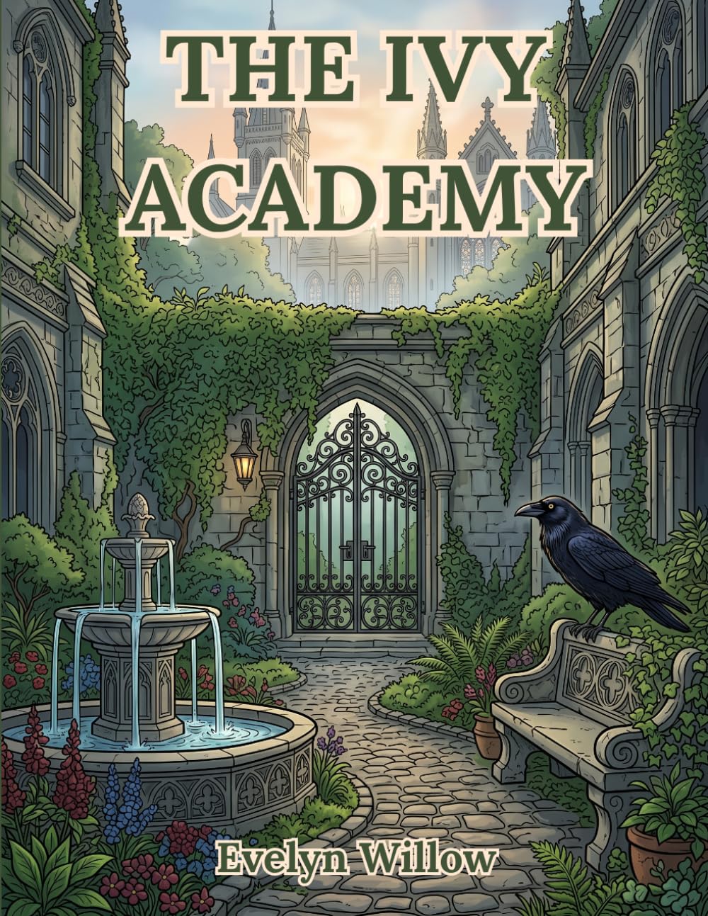 The Ivy Academy: An Intricate Dark Academia Coloring Book of Gothic Architecture, Cozy Student Rooms and Hidden Owls for Anxiety Relief (The Dark Academia Series) baixar o livro de graça