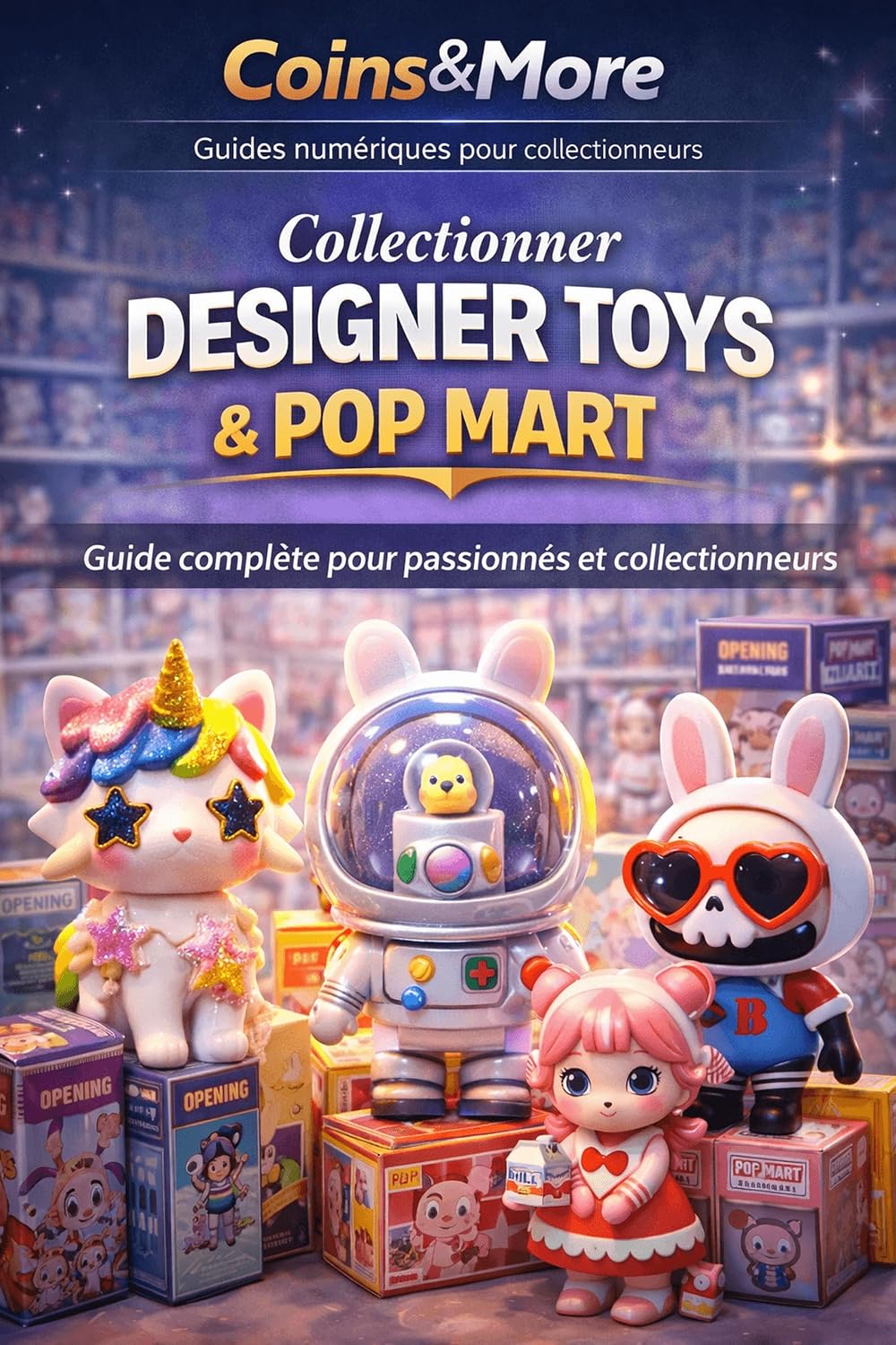 Collectionner Designer Toys & Pop Mart: Guide complet pour passionnés et collectionneurs — publication indépendante et non officielle (French Edition) baixar livro de graça