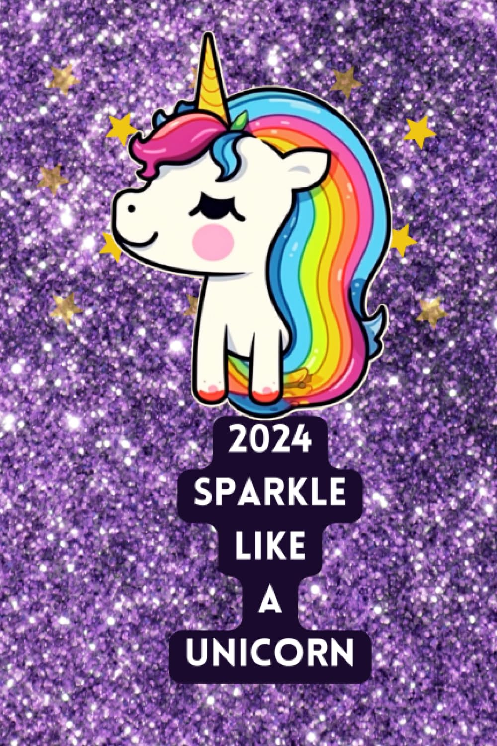 capítulo por capítulo baixar Cute 2024 Twinkle Sparkle Unicorn Fantasy Weekly Planner Design 11