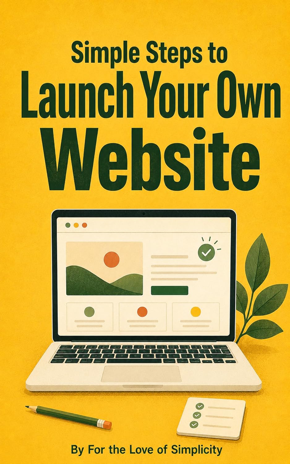 ler totalmente Simple Steps to Launch Your Own Website (For the Love of Simplicity Book 52) (English Edition)