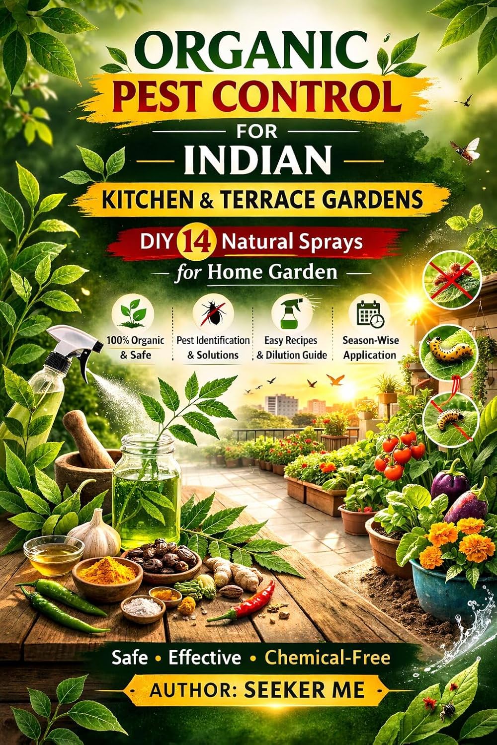 Organic Pest Control for Indian Kitchen & Terrace Gardens: DIY 14 Natural Sprays for Home Garden (The Sustainable Backyard Gardening Series) (English Edition) baixar livro de graça