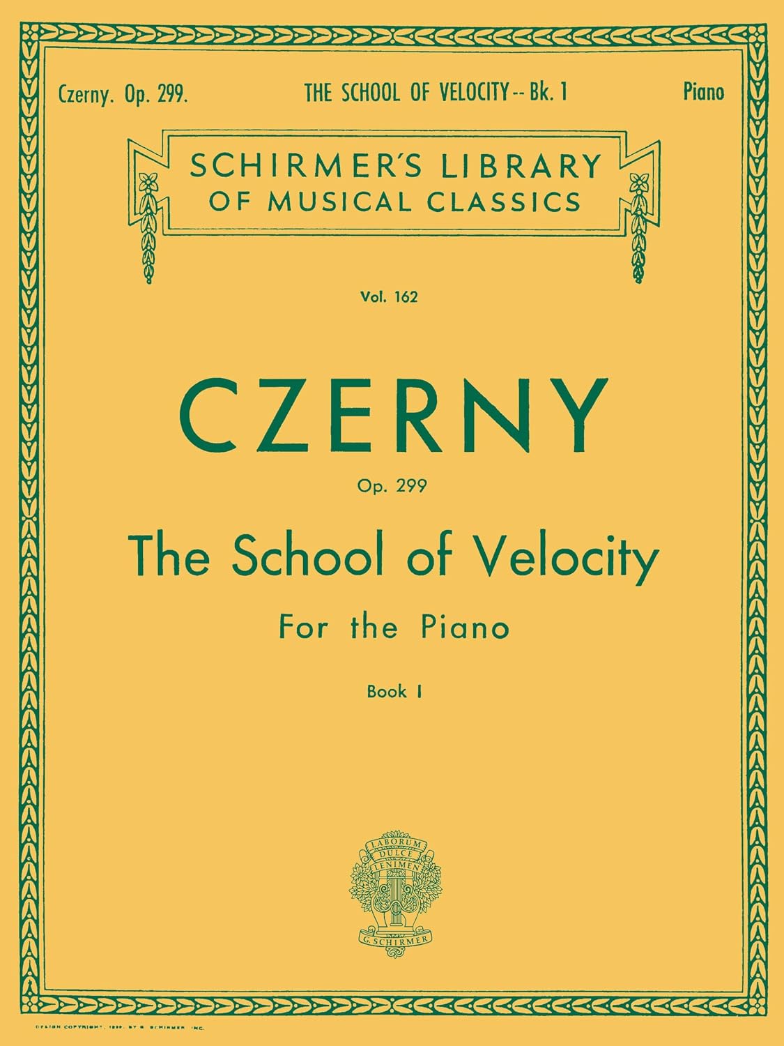 School of Velocity, Op. 299 - Book 1: Schirmer Library of Classics Volume 162 Piano Technique