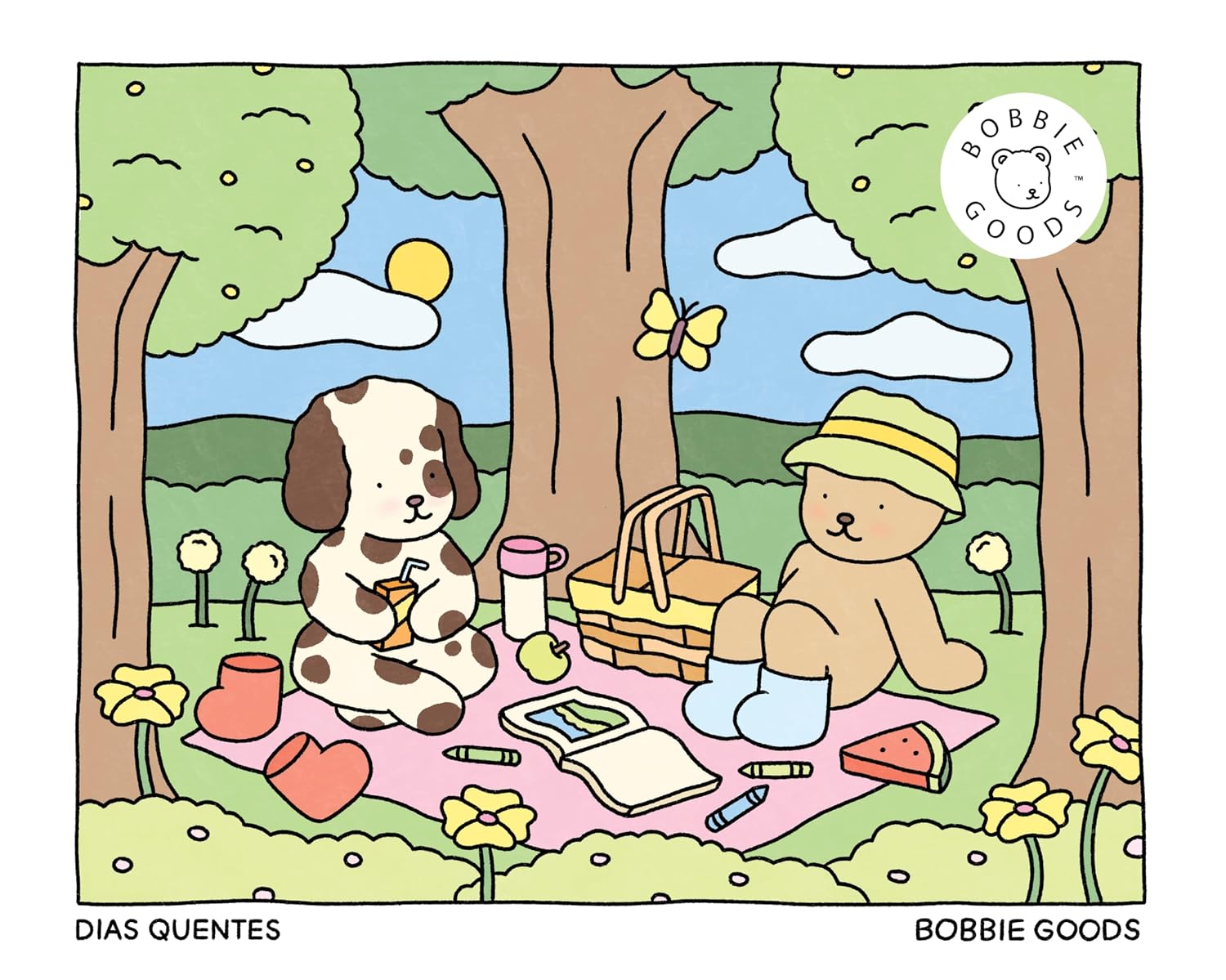 Dias quentes (Spring Summer) – Livro de colorir oficial Bobbie Goods baixar livro de graça