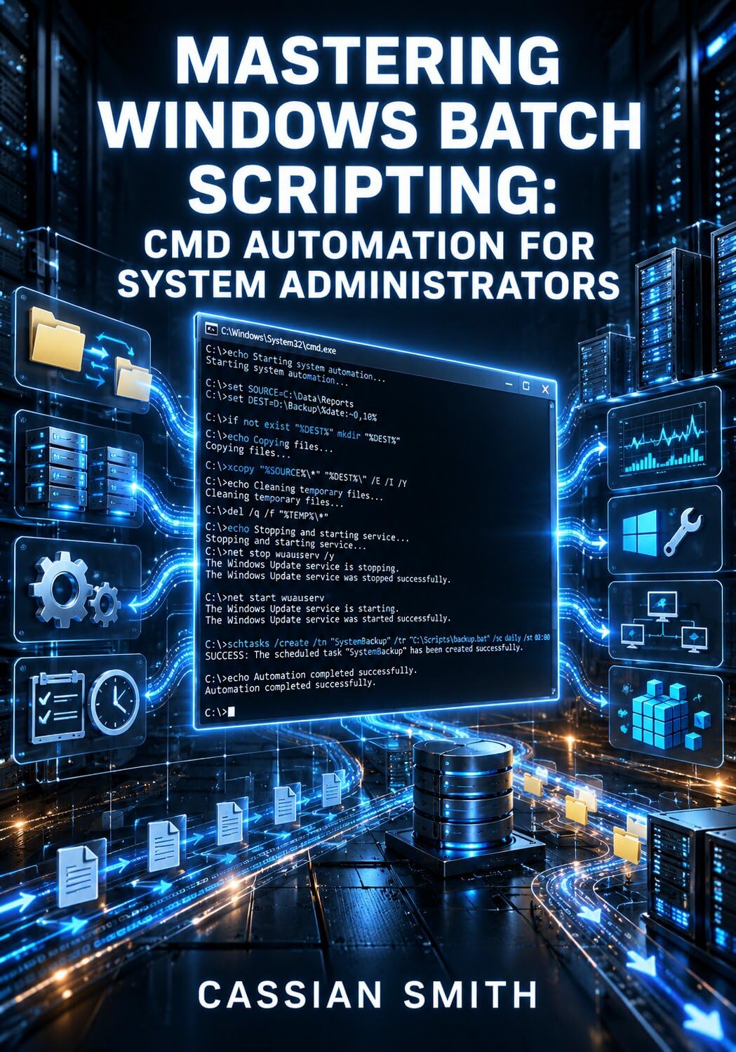 MASTERING WINDOWS BATCH SCRIPTING: CMD AUTOMATION FOR SYSTEM ADMINISTRATORS: Variables, Loops, IF/ELSE Logic, Error Handling, File Operations, and Task Scheduling with Windows CMD (English Edition) baixar o livro de graça