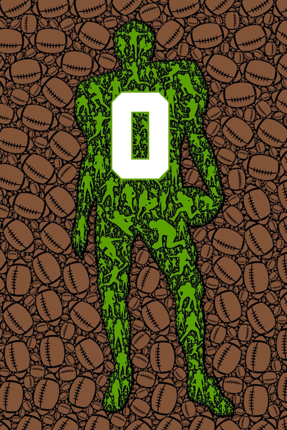 ler totalmente O: Letter "O" Initial American Football Player and Sports Ball Personalized Name Monogram Notebook - College-Ruled Personal Journal, Writing Pad, or Diary for Football Fans - 110 Pages, 6x9