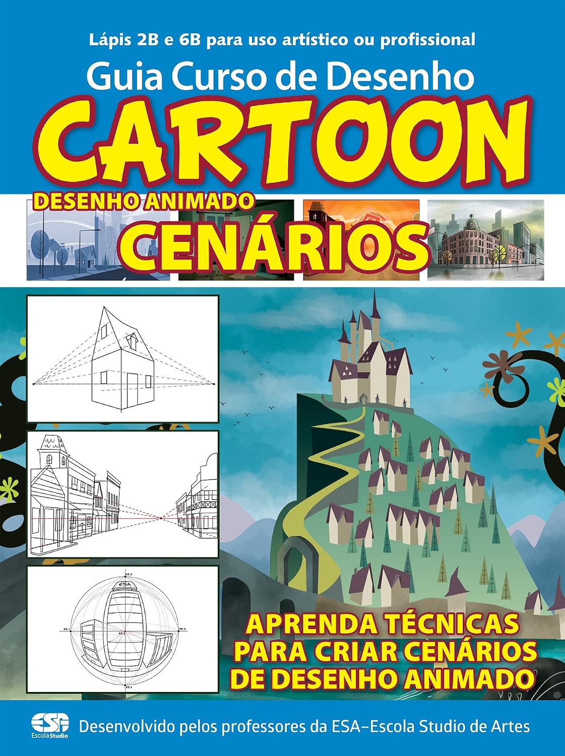 capítulo por capítulo baixar Guia Curso de Desenho Cartoon - Cenários Ed.01: Para desenho animado