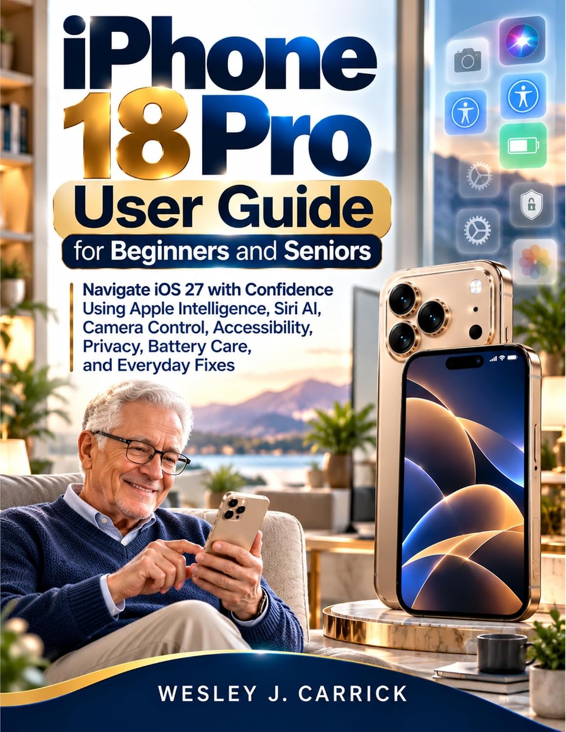 iPhone 18 Pro USER GUIDE FOR BEGINNERS AND SENIORS: Navigate iOS 27 with Confidence Using Apple Intelligence, Siri AI, Camera Control, Accessibility, Privacy,... Care, and Everyday Fixes (English Edition) baixar livro de graça