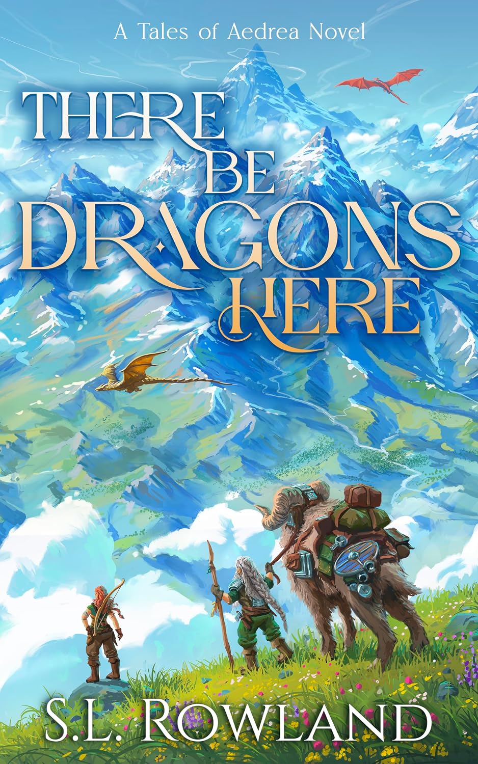 There Be Dragons Here: A Cozy Fantasy Adventure (Tales of Aedrea) (English Edition) baixar o livro de graça