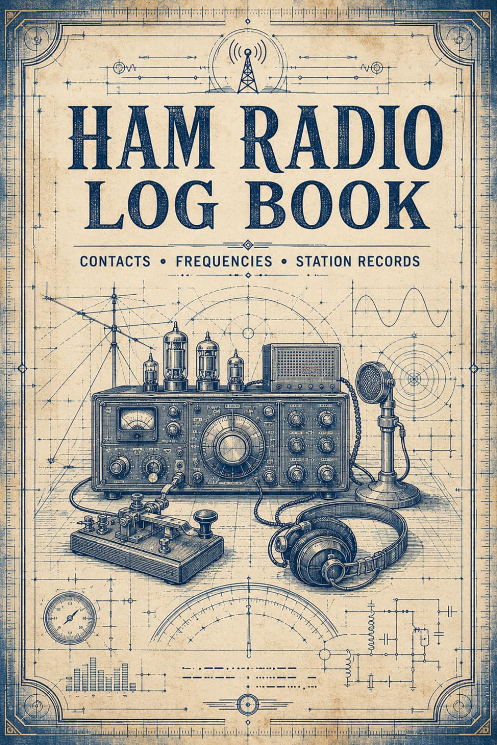 Ham Radio Log Book: Amateur Radios Contact Journal for Operators to Record QSOs, Frequencies, Signal Reports, Modes, Locations and Station Notes baixar livro de graça