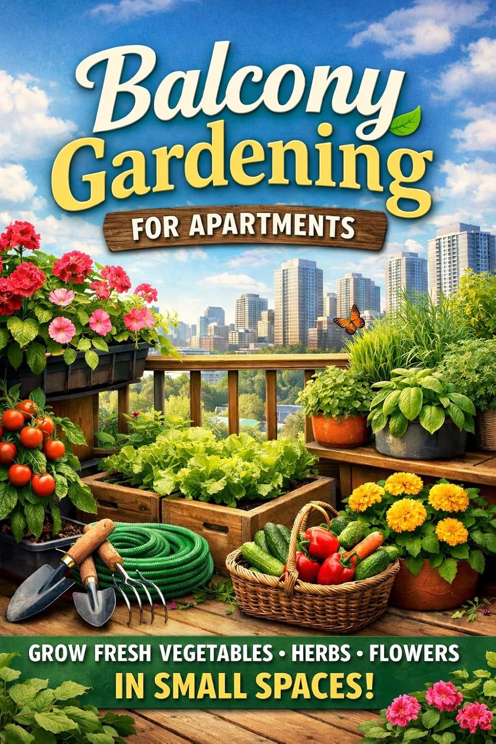 Balcony Gardening for Apartments: Grow Fresh Vegetables, Herbs & Flowers in Small Spaces – A Beginner’s Guide to Easy Urban Gardening (English Edition) baixar livro de graça