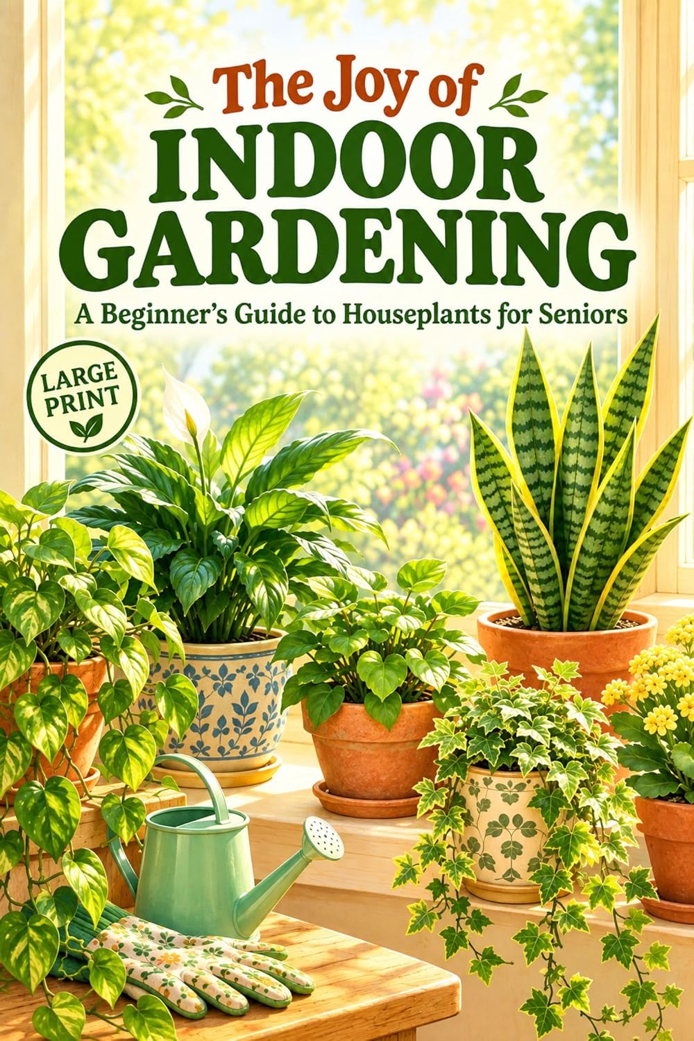 ler totalmente The Joy of Indoor Gardening: A Beginner's Guide to Houseplants for Seniors (Large Print) (Active Mind & Lifelong Learning Book 4) (English Edition)
