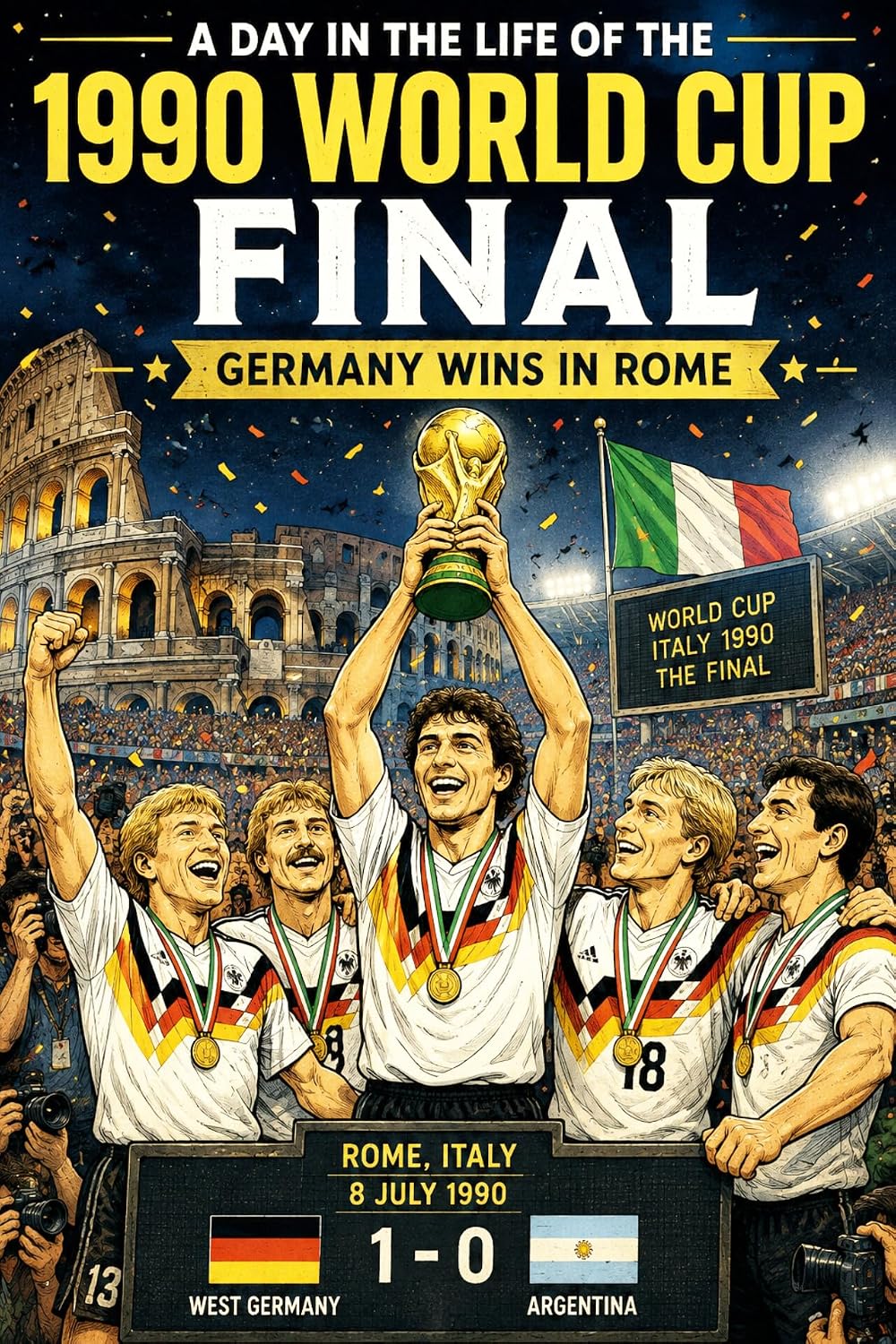 A Day in the Life of the 1990 World Cup Final: Germany Wins in Rome: Relive the Dramatic 1990 FIFA World Cup Final in Italy (English Edition) baixar o livro de graça