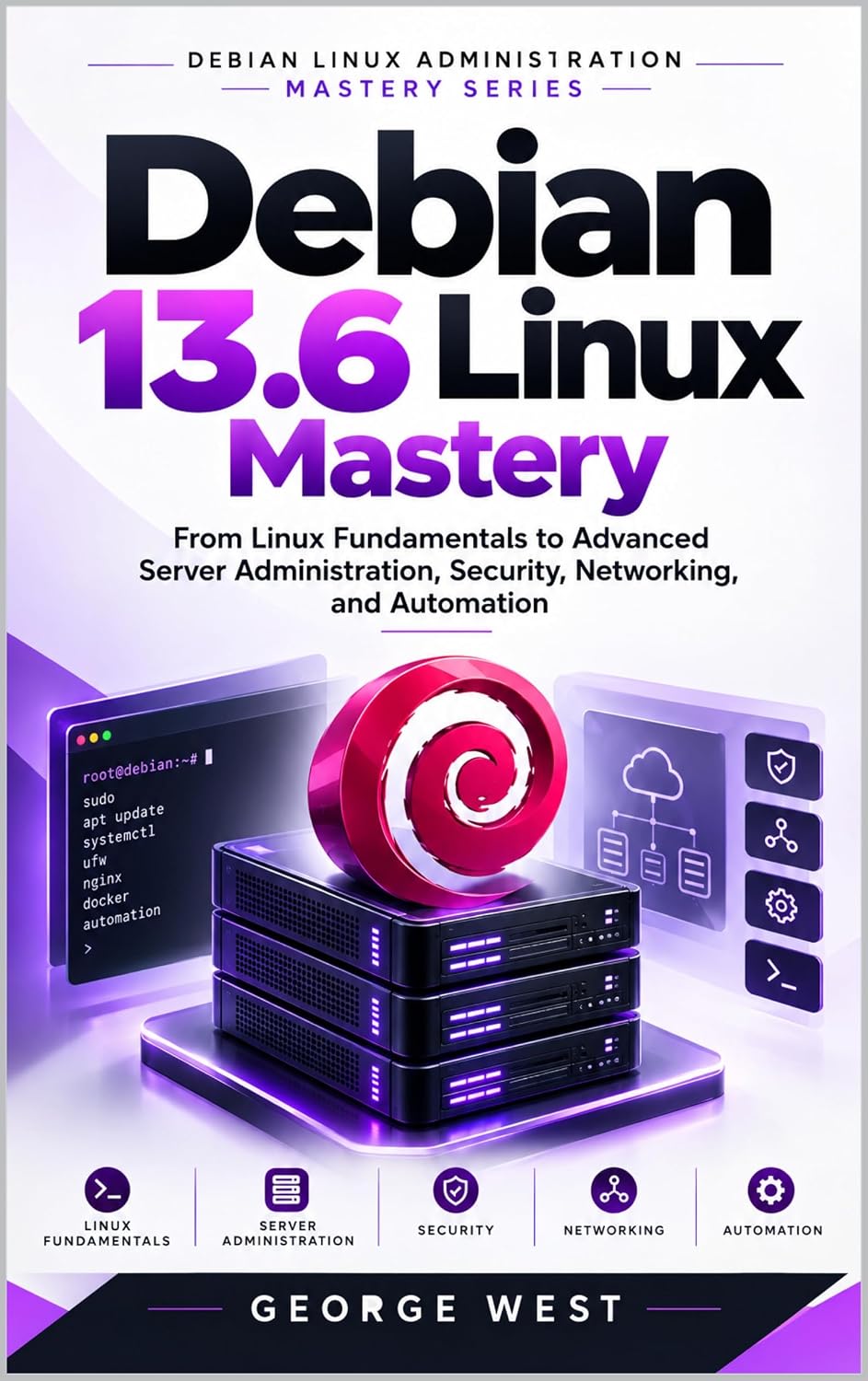 Debian 13.6 Linux Mastery: From Linux Fundamentals to Advanced Server Administration, Security, Networking, and Automation (Debian Linux Administration Mastery Series Book 1) (English Edition) baixar livro de graça
