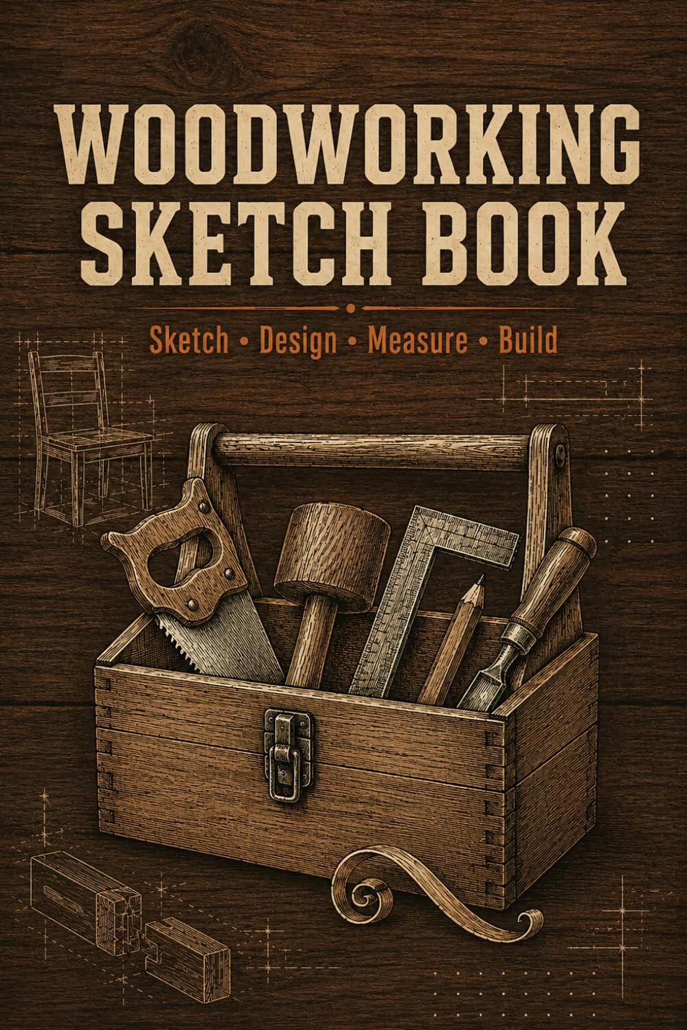 Woodworking Sketch Book: Design Planning Journal for Makers Developing Furniture Concepts, Rough Drawings, Dimensions, Layout Ideas, Joinery Notes, Material Choices, and Build Details baixar o livro de graça
