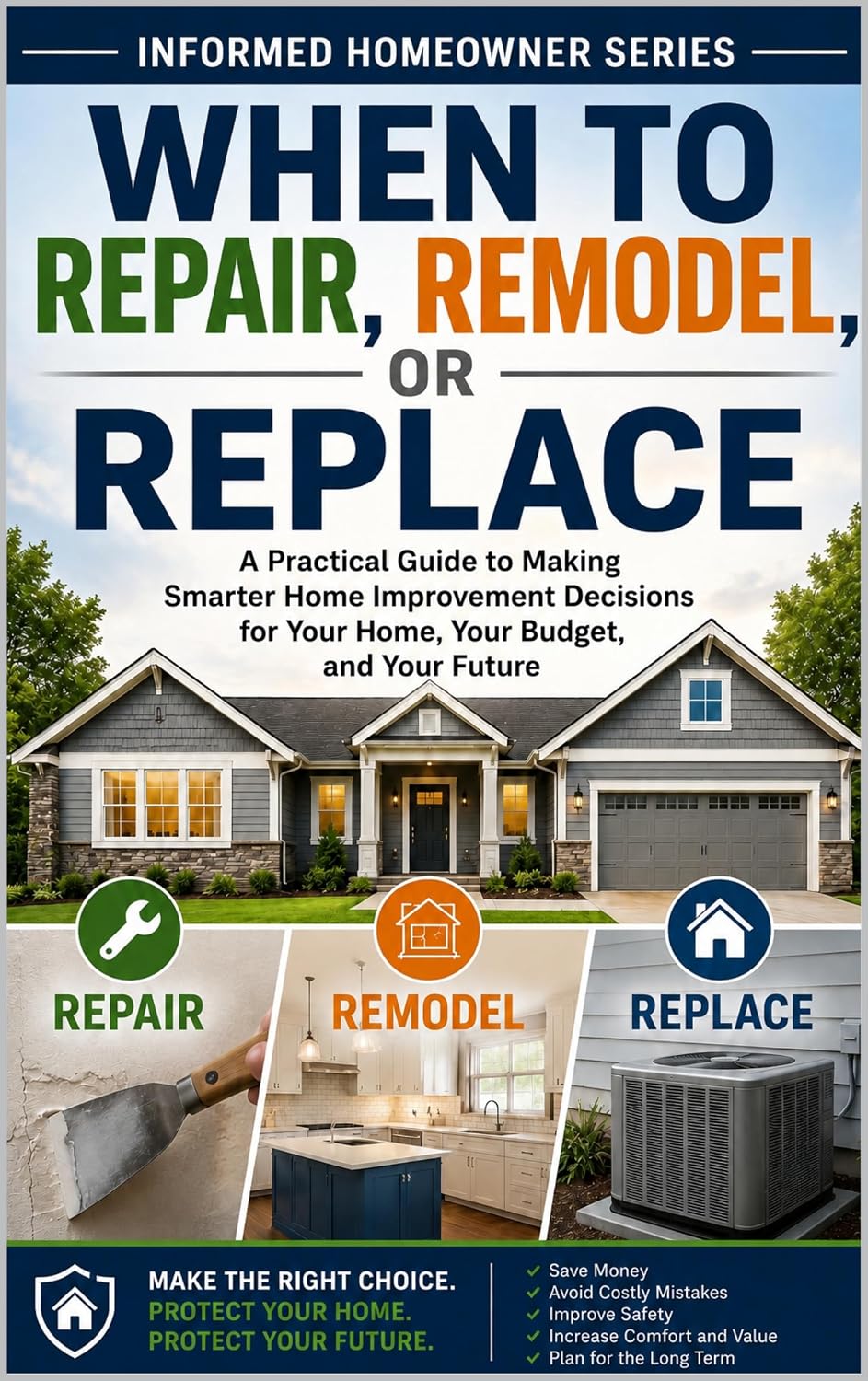 When to Repair, Remodel, or Replace: A Practical Guide to Making Smarter Home Improvement Decisions for Your Home, Your Budget, and Your Future (Informed Homeowner Book 14) (English Edition) baixar o livro de graça