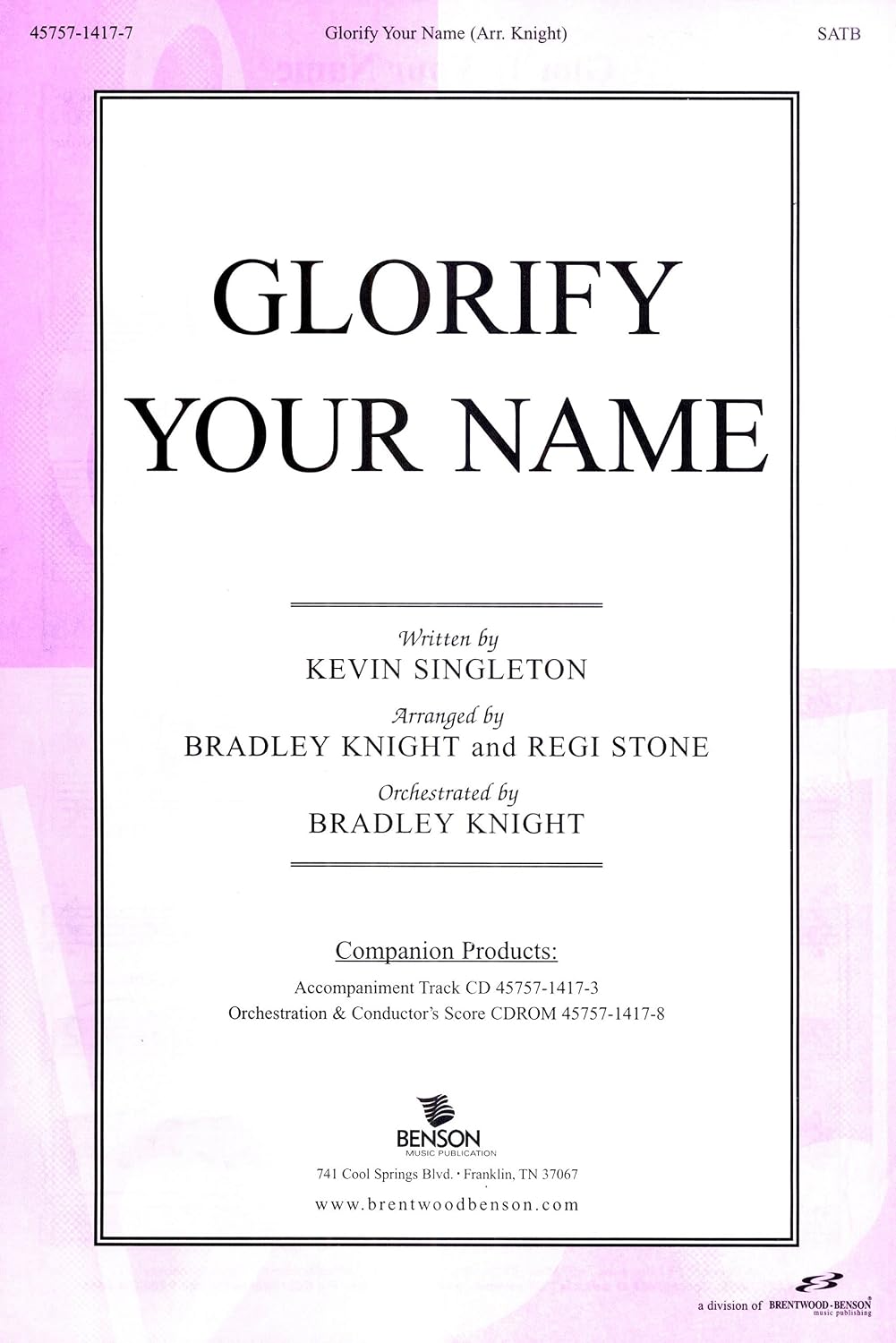 capítulo por capítulo baixar Glorify Your Name: Satb