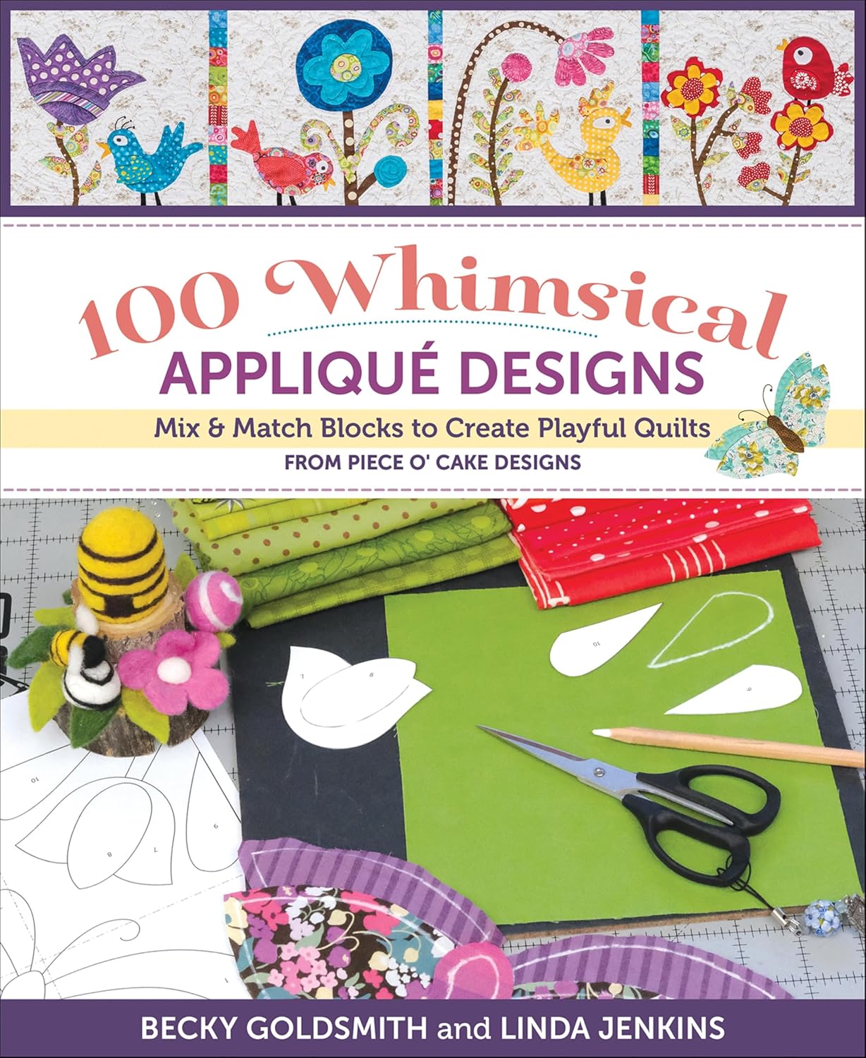 100 Whimsical Applique Designs: Mix & Match Blocks to Create Playful Quilts from Piece O' Cake Designs (English Edition) baixar livro de graça