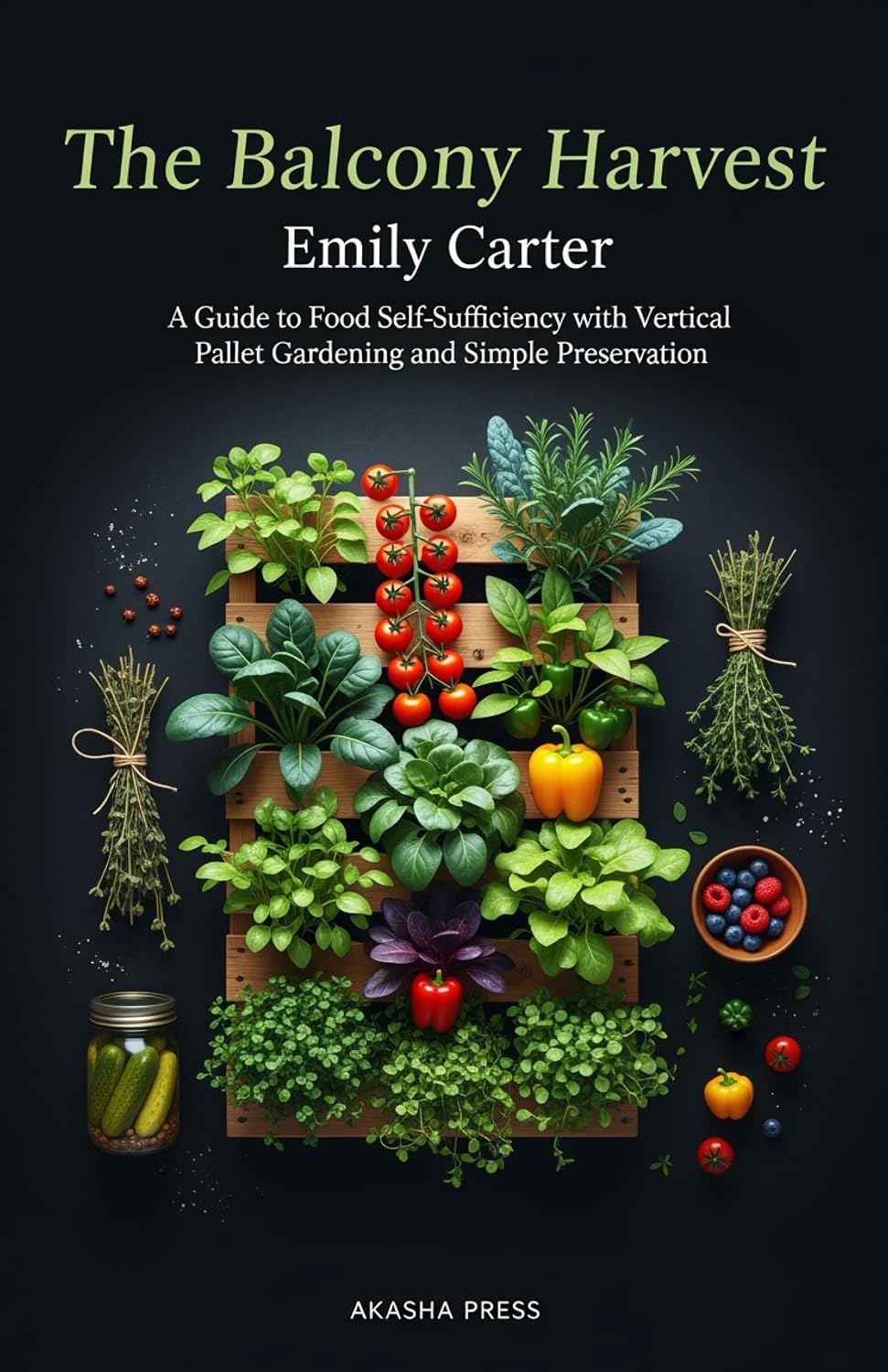 capítulo por capítulo baixar The Balcony Harvest: A Guide to Food Self-Sufficiency with Vertical Pallet Gardening and Simple Preservation (English Edition)