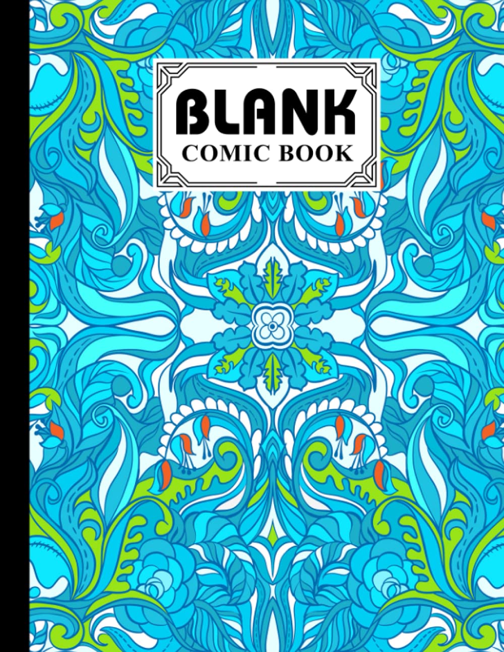 capítulo por capítulo baixar Blank Comic Book: Premium Floral Cover Blank Comic Book, Create Your Own Story, Journal, Notebook, Sketchbook for Kids and Adults, 120 Pages - Size 8.5" x 11" Notebook by Florian Benz