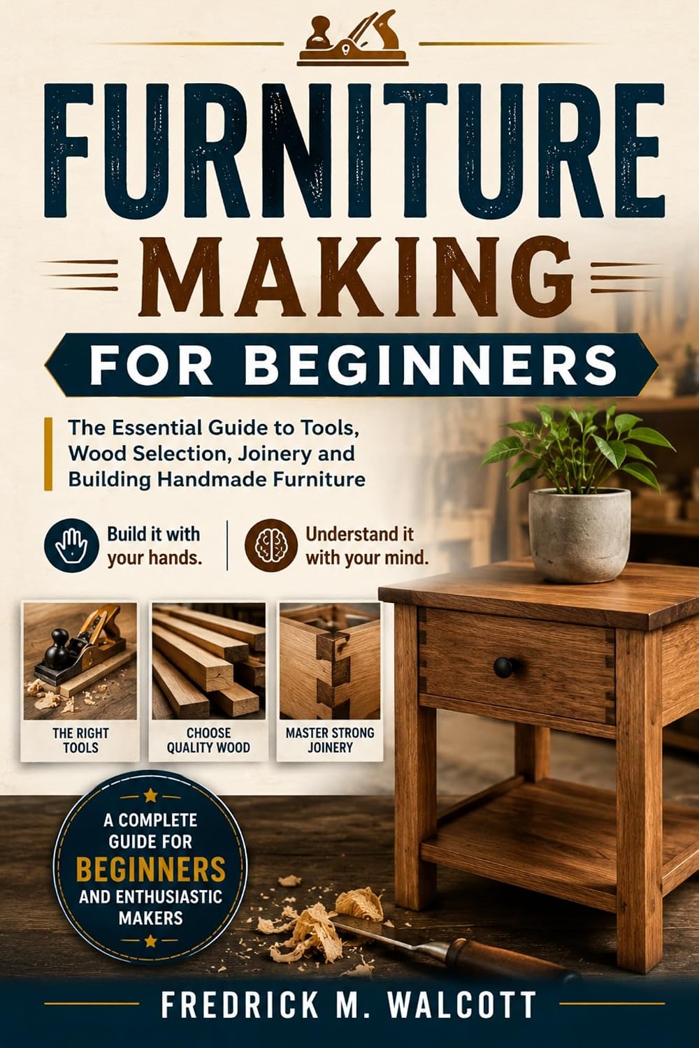 ler totalmente Furniture Making for Beginners: The Essential Guide to Tools, Wood Selection,Joinery and Building Handmade Furniture Build it with your hands. Understand it with your mind. (English Edition)