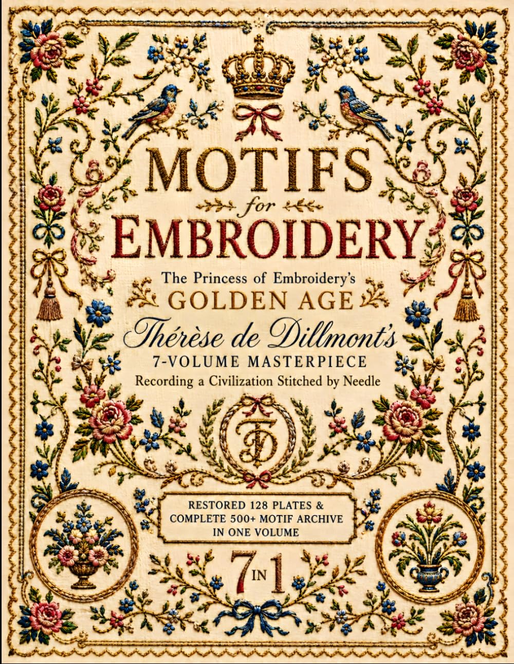 Motifs for Embroidery: The Princess of Embroidery’s Golden Age – Thérèse de Dillmont’s 7-Volume Masterpiece Recording a Civilization Stitched by... & Complete 500+ Motif Archive in One Volume. baixar o livro de graça