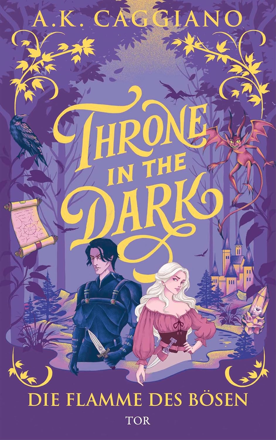 ler totalmente Throne in the Dark: Die Flamme des Bösen | RomCom trifft Romantasy (Villains & Virtues 1) (German Edition)
