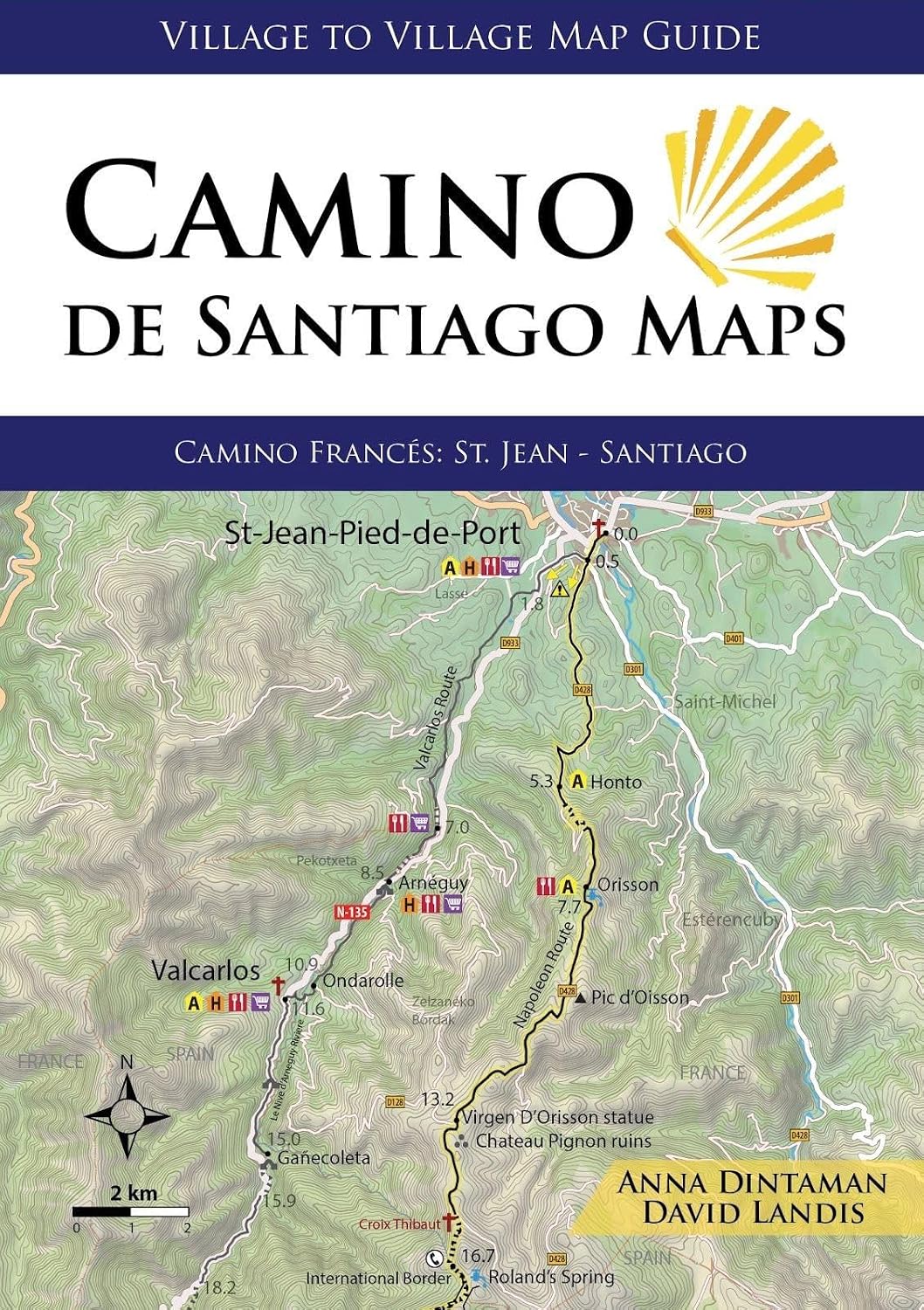 ler totalmente Camino De Santiago Maps (2nd): Camino Frances: St Jean - Santiago
