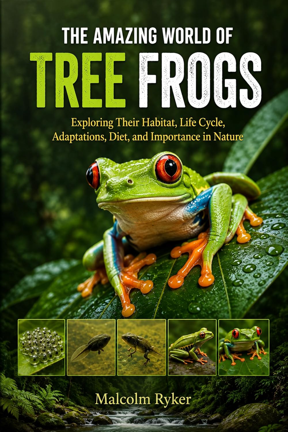 THE AMAZING WORLD OF TREE FROGS: Exploring Their Habitat, Life Cycle, Adaptations, Diet, and Importance in Nature (English Edition) baixar o livro de graça