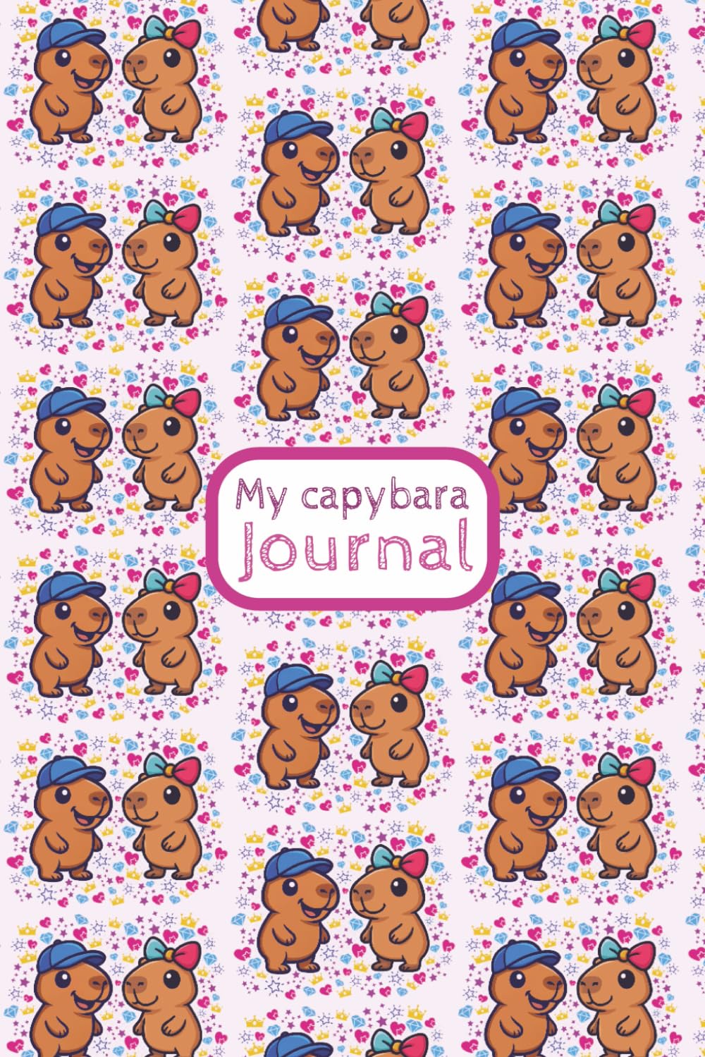ler totalmente My Capybara Journal: Cute Capybara Notebook | 120 lined pages, 6"x9" | Gift for animal lovers
