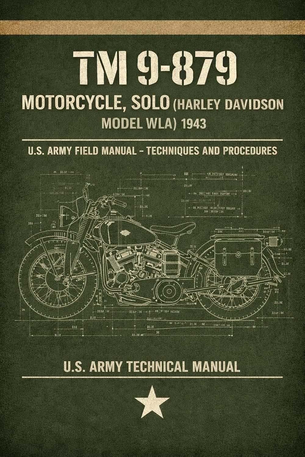 ler totalmente TM 9-879 Motorcycle, Solo (Harley Davidson Model WLA) 1943 (English Edition)