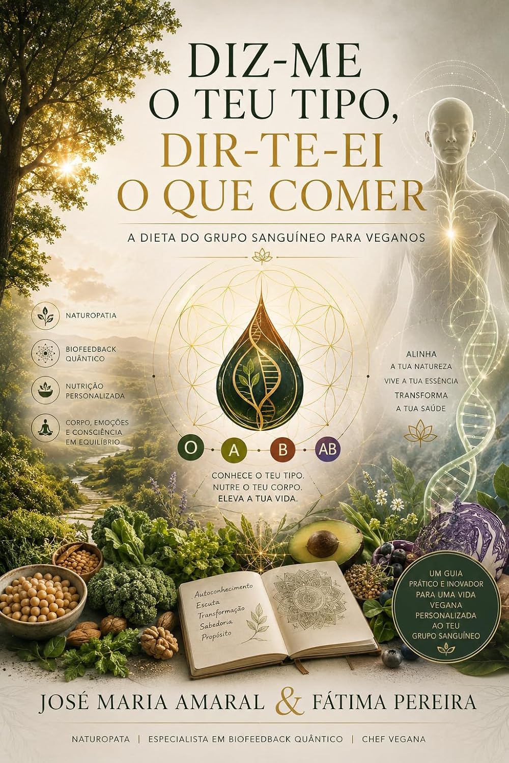ler totalmente Diz-me o teu tipo, dir-te-ei o que comer.: Tudo sobre a dieta do grupo sanguíneo com plano alimentar 100% Vegan
