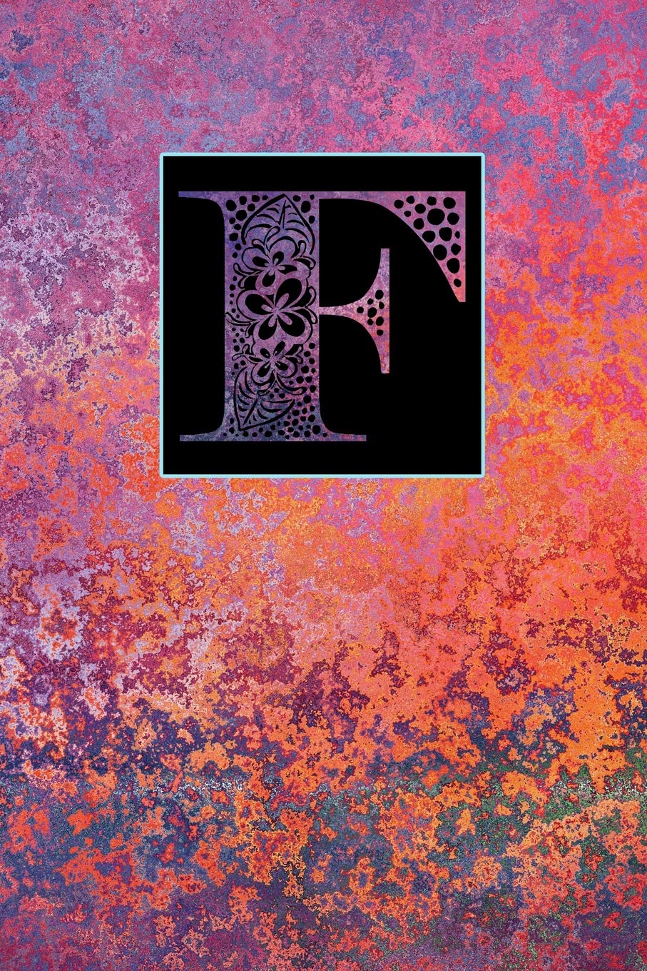 F: Letter F Journal, Weathered Rose Violet Copper, Personalized Notebook Monogram Initial, 6 X 9 baixar livro de graça