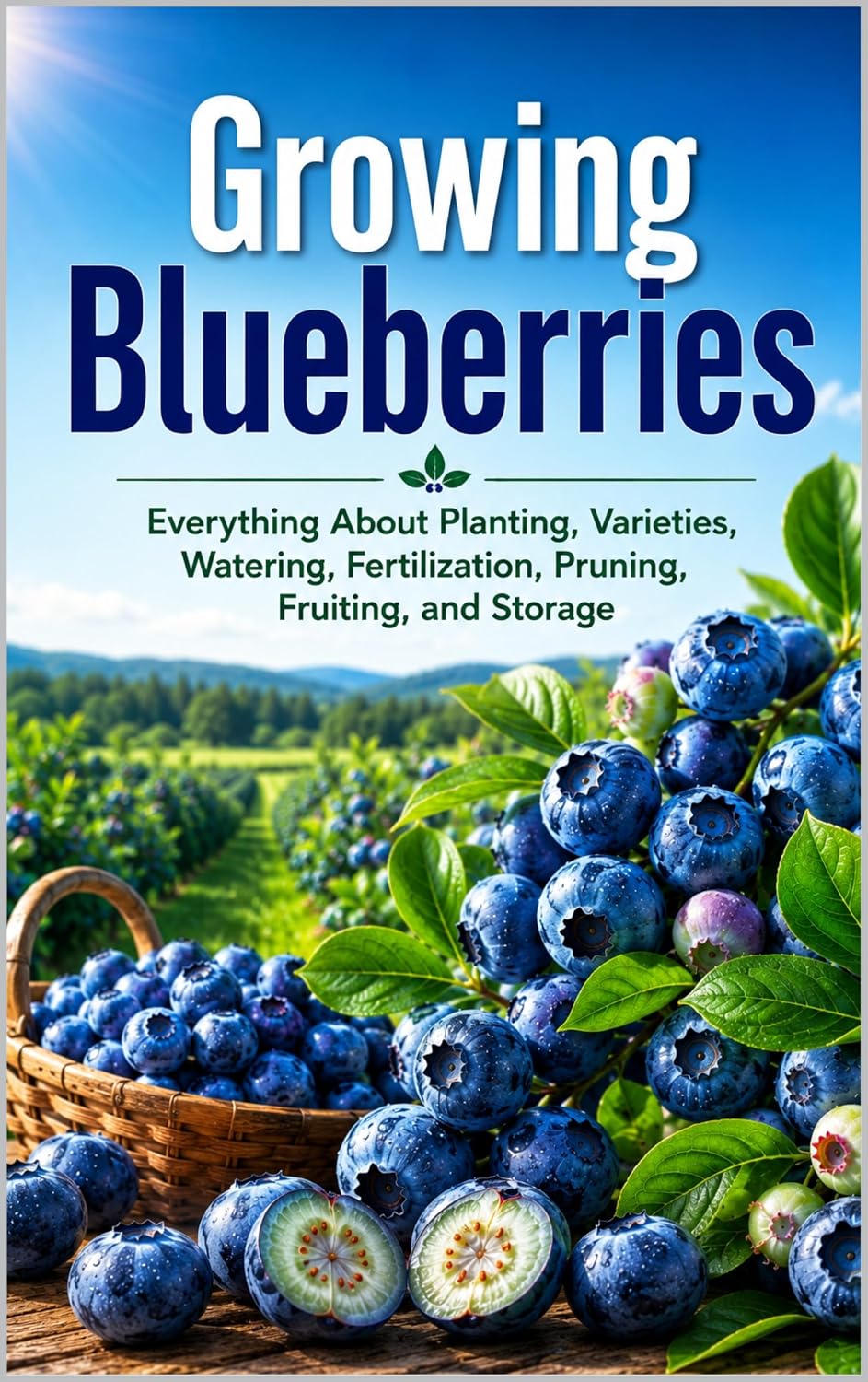 Growing Blueberries: Everything About Planting, Varieties, Watering, Fertilization, Pruning, Fruiting, and Storage (English Edition) baixar o livro de graça