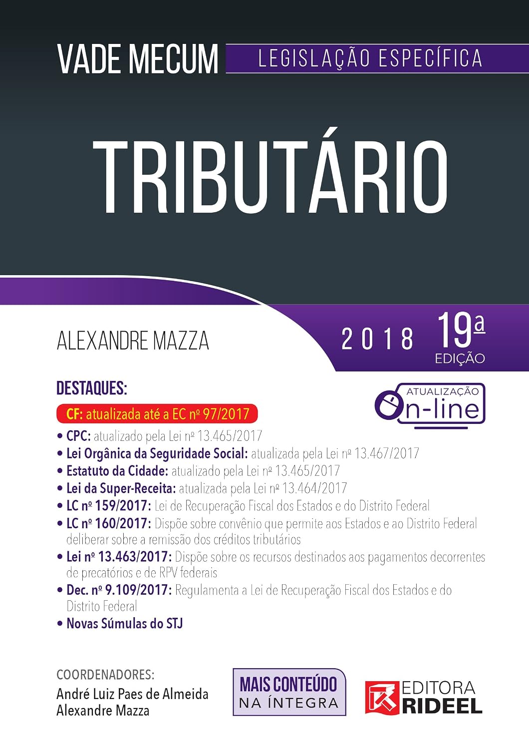 Vade Mecum Tributário baixar o livro de graça