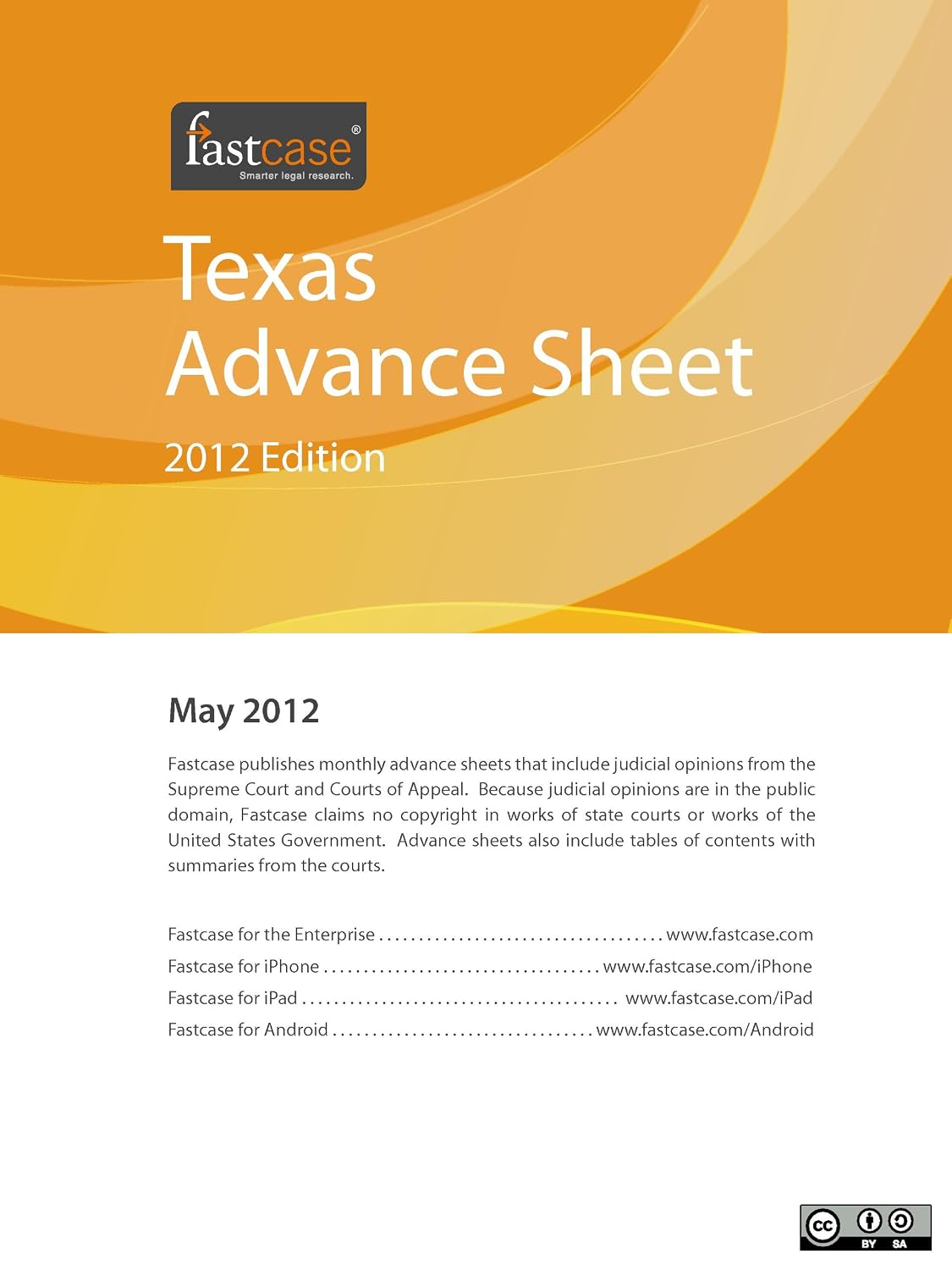 Texas Advance Sheet May 2012 (English Edition) baixar livro de graça