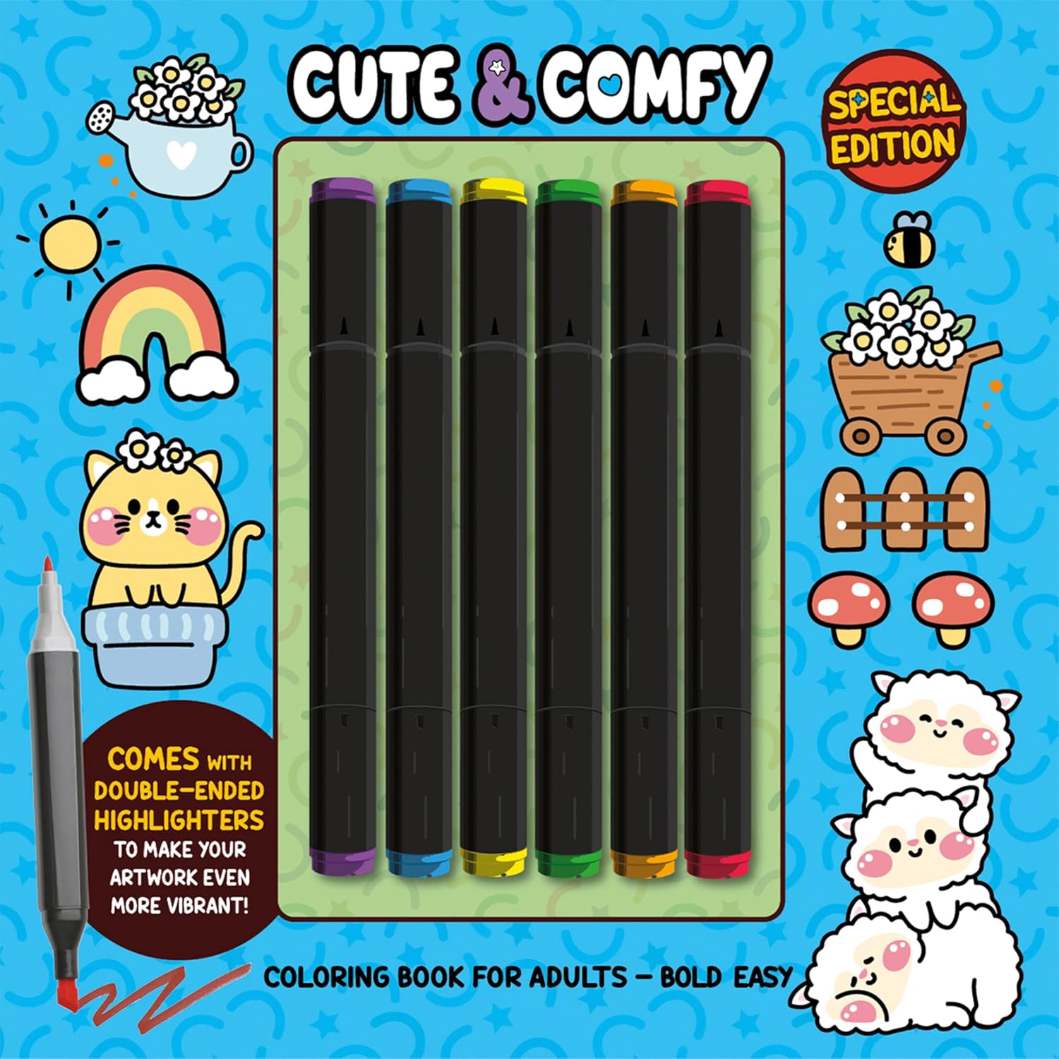 Cute & Comfy Coloring Book for Adults - Bold Easy - Special Edition - Livro de Colorir Adulto baixar livro de graça
