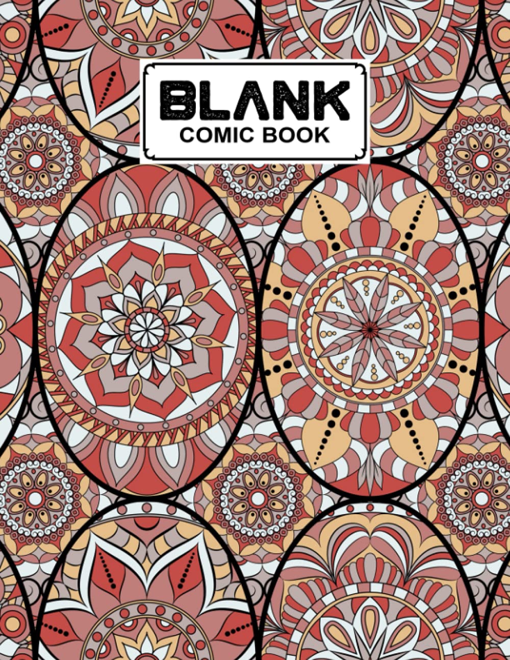 ler totalmente Blank Comic Book: Mandalas Cover, Create Your Own Story, Journal, Notebook, Sketchbook for Kids and Adults, 120 Pages - Size 8.5" x 11" Notebook by Mario Steffen