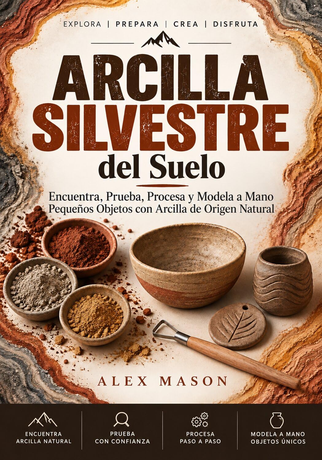 Arcilla salvaje de la tierra: Encontrar, probar, procesar y construir a mano pequeños objetos con arcilla de origen natural (Spanish Edition) baixar o livro de graça