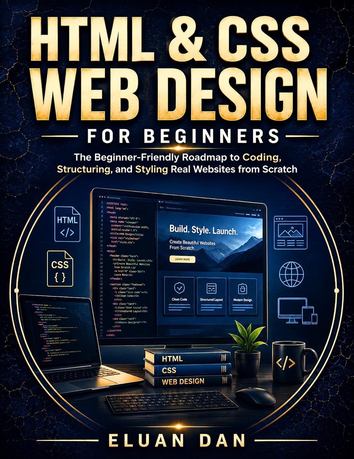 ler totalmente HTML & CSS Web Design for Beginners: The Beginner-Friendly Roadmap to Coding, Structuring, and Styling Real Websites from Scratch (English Edition)