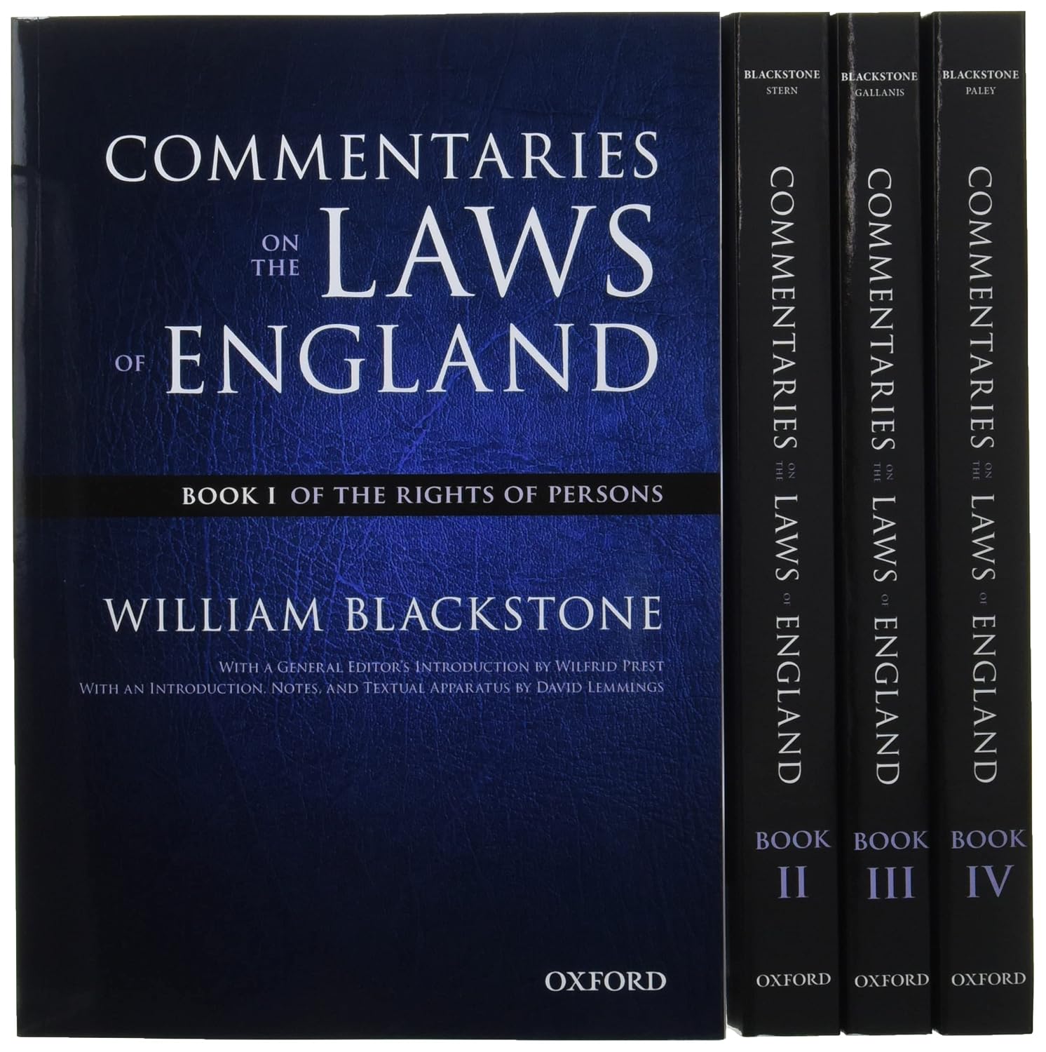 The Oxford Edition of Blackstone's: Commentaries on the Laws of England: Book I, II, III, and Ivpack baixar o livro de graça