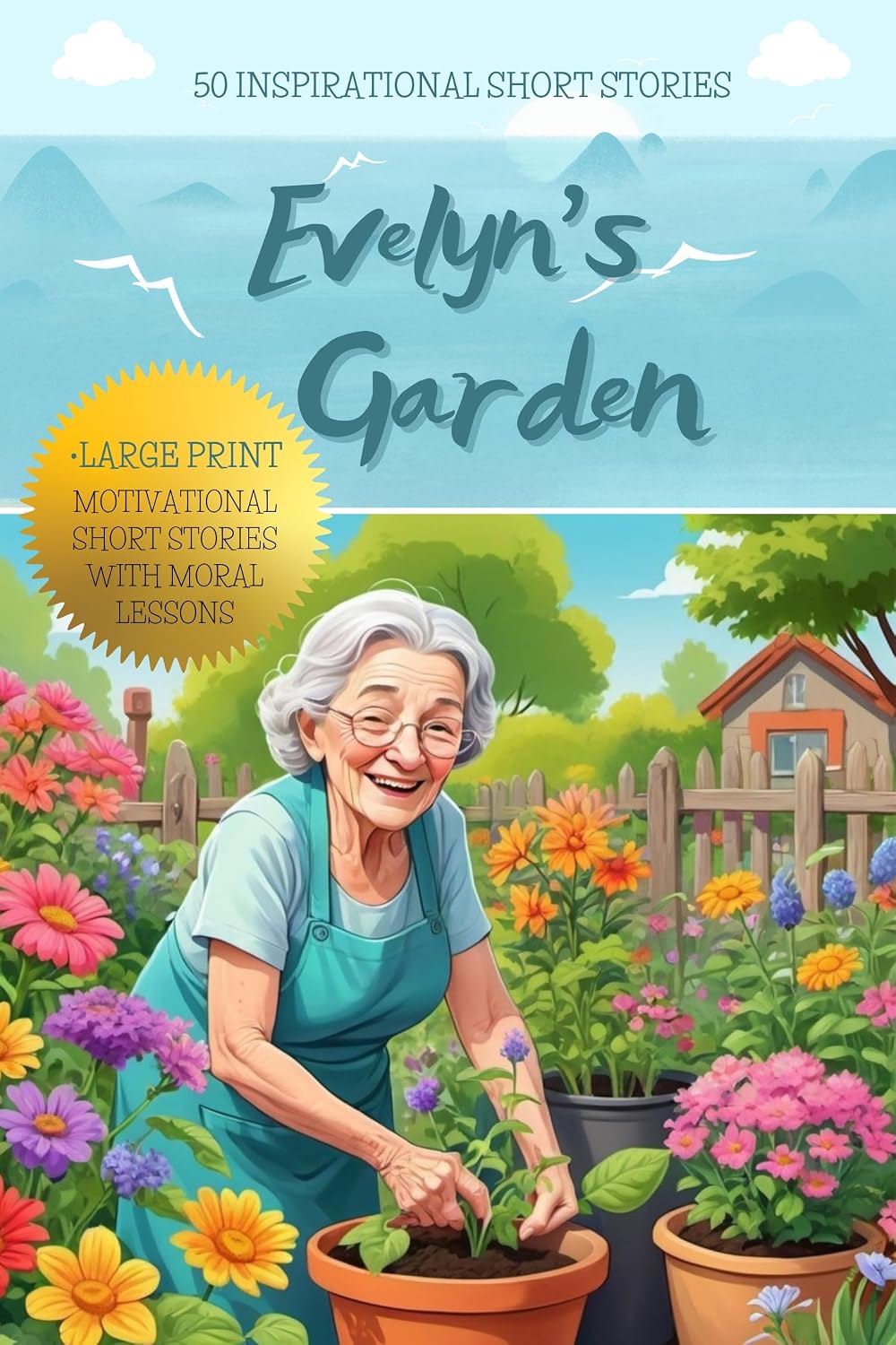 Evelyn's Garden - Heartwarming short stories for seniors: Large print short stories for seniors - Heartwarming short stories for Adults and the Elderly (English Edition) baixar livro de graça