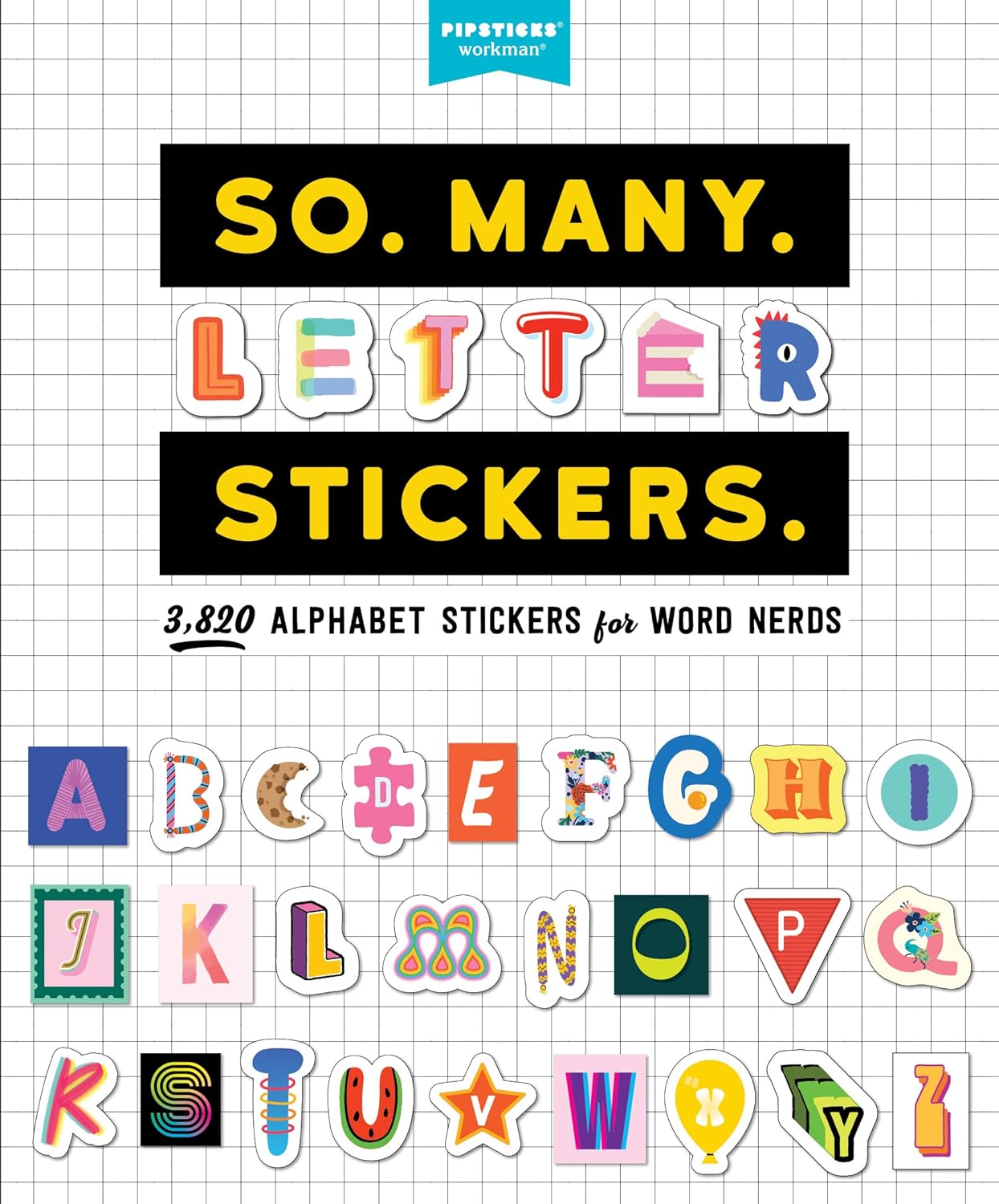 ler totalmente So. Many. Letter Stickers.: 3,820 Alphabet Stickers for Word Nerds