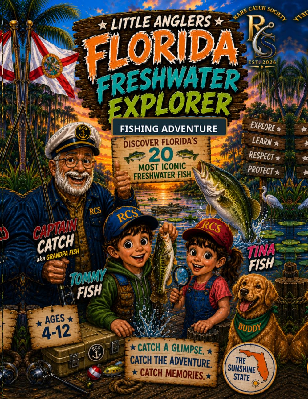 Florida Freshwater Fishing Adventure: 20 Most Iconic Fish of the Sunshine State (Rare Catch Society Fishing Adventures) baixar o livro de graça